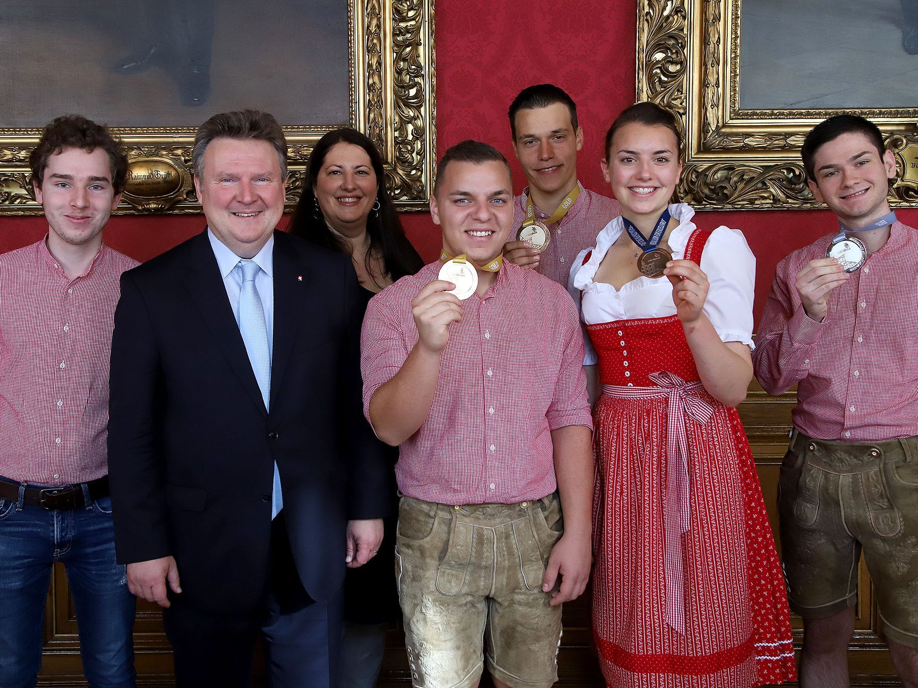 Die Teilnehmer wurden ins Wiener Rathaus geladen. Die Teilnehmer wurden ins Wiener Rathaus geladen.
