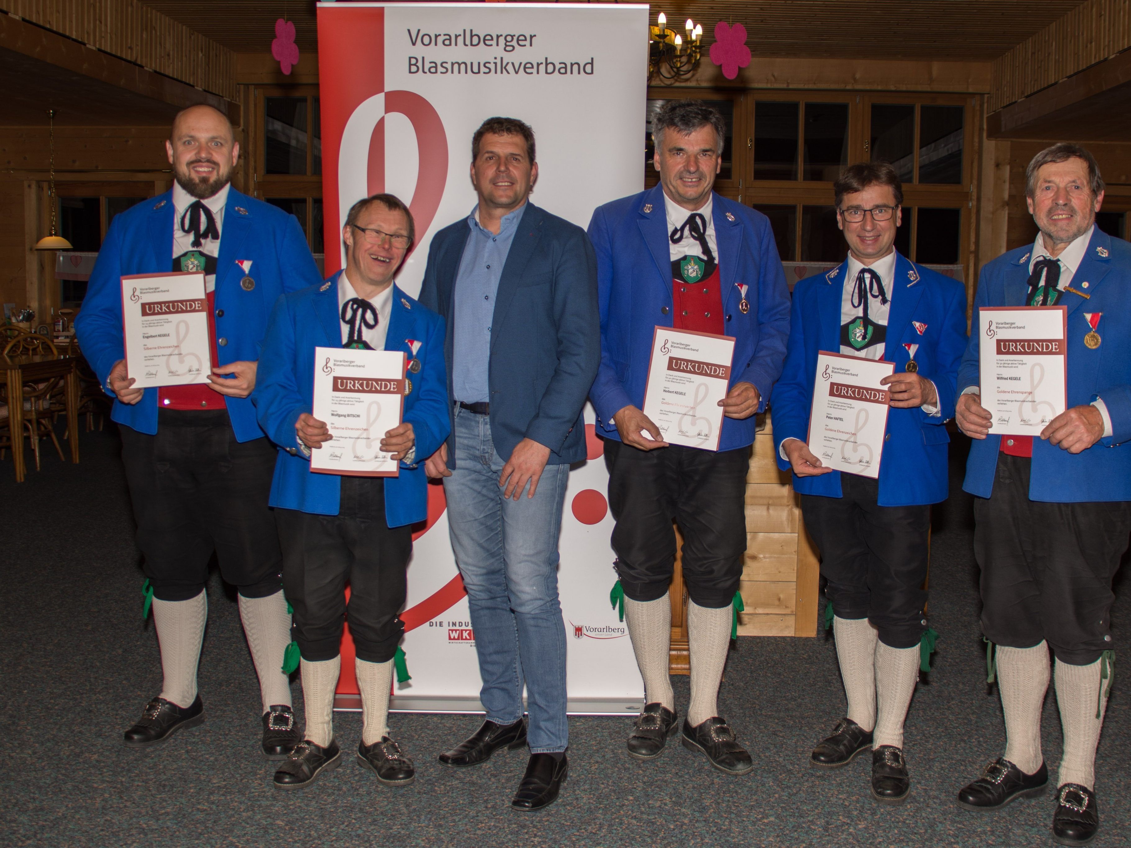 Gratulation an die Jubilare