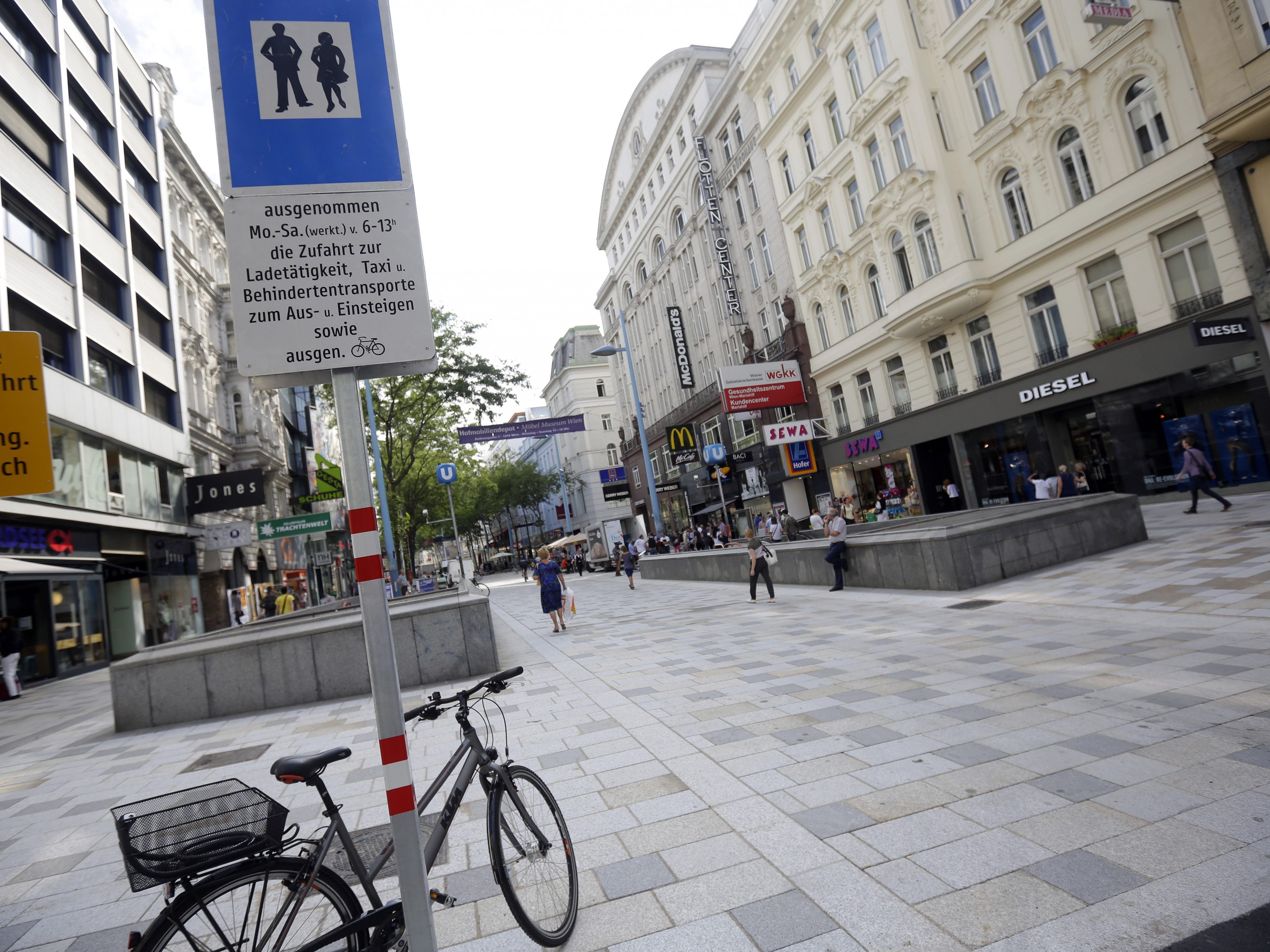 Die Umgestaltung der Mariahilfer Straße wurde anfangs heftig kritisiert.