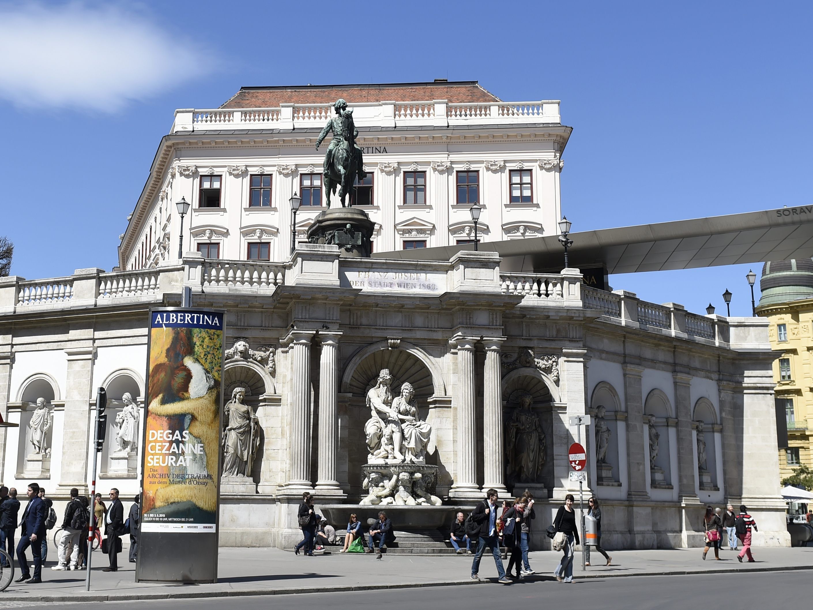 Die Wiener Albertina war bei der Langen Nacht der Museen das meistbesuchteste Haus.