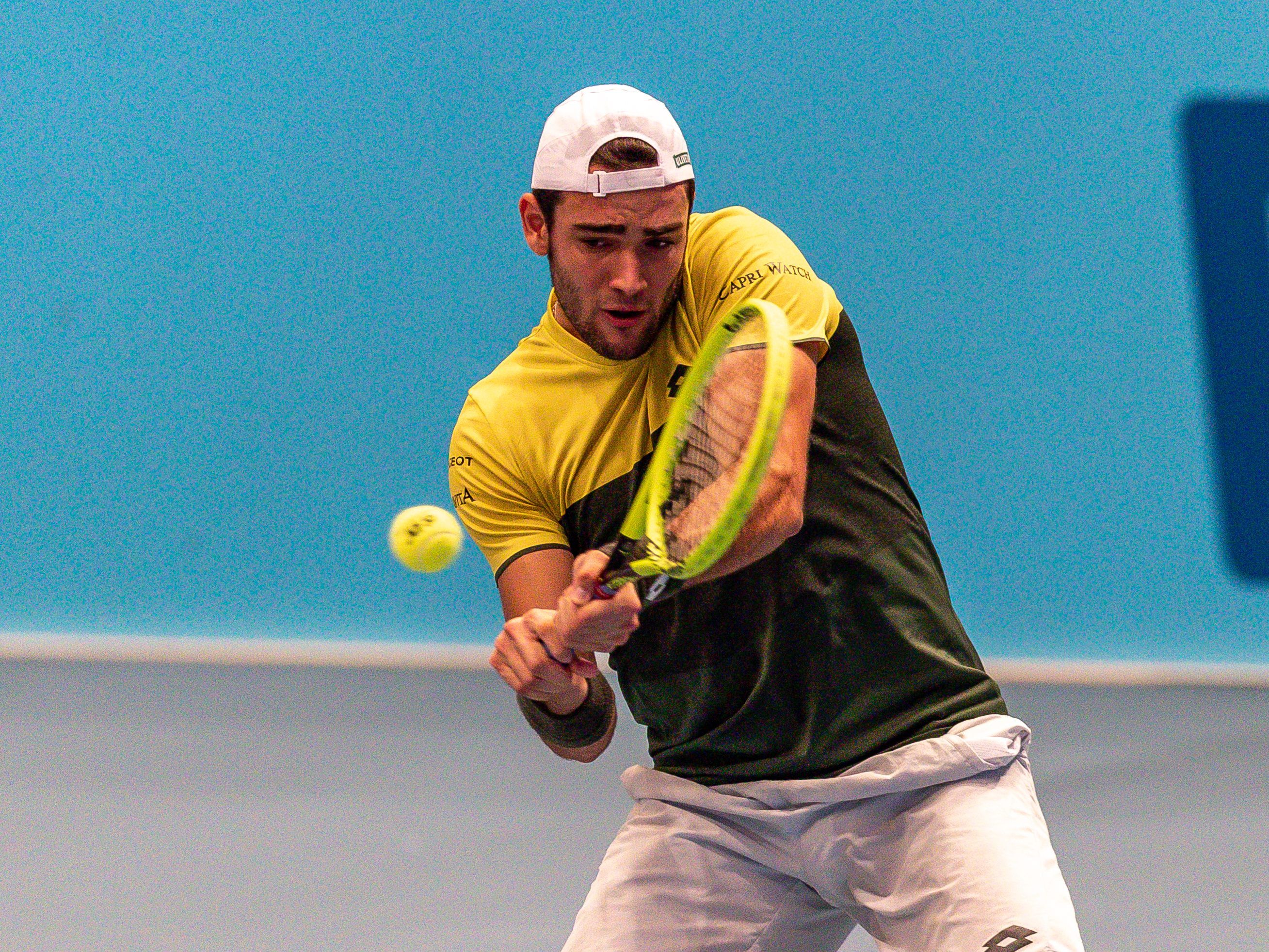 Berrettini konnte ins Viertelfinale des Erste Bank Open in Wien einziehen.