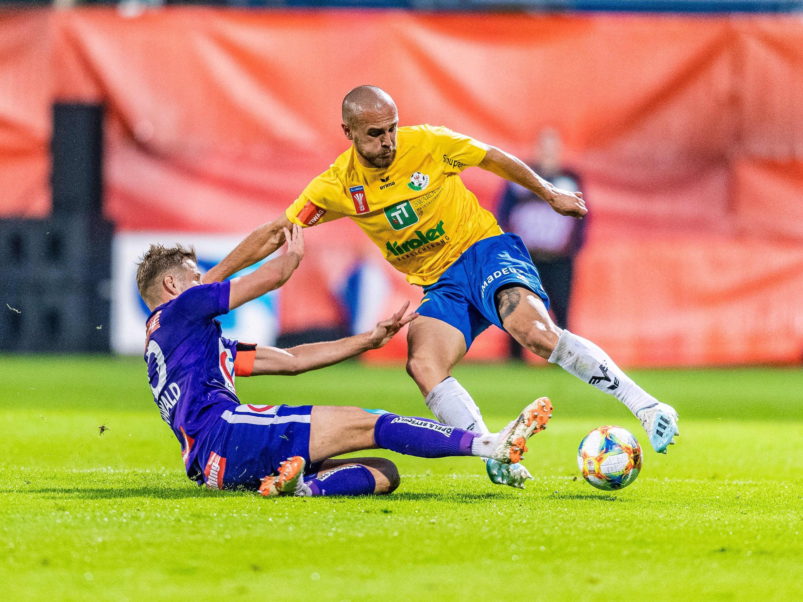 Hier sehen Sie das Match zwischen Austria Wien und WSG Tirol live.