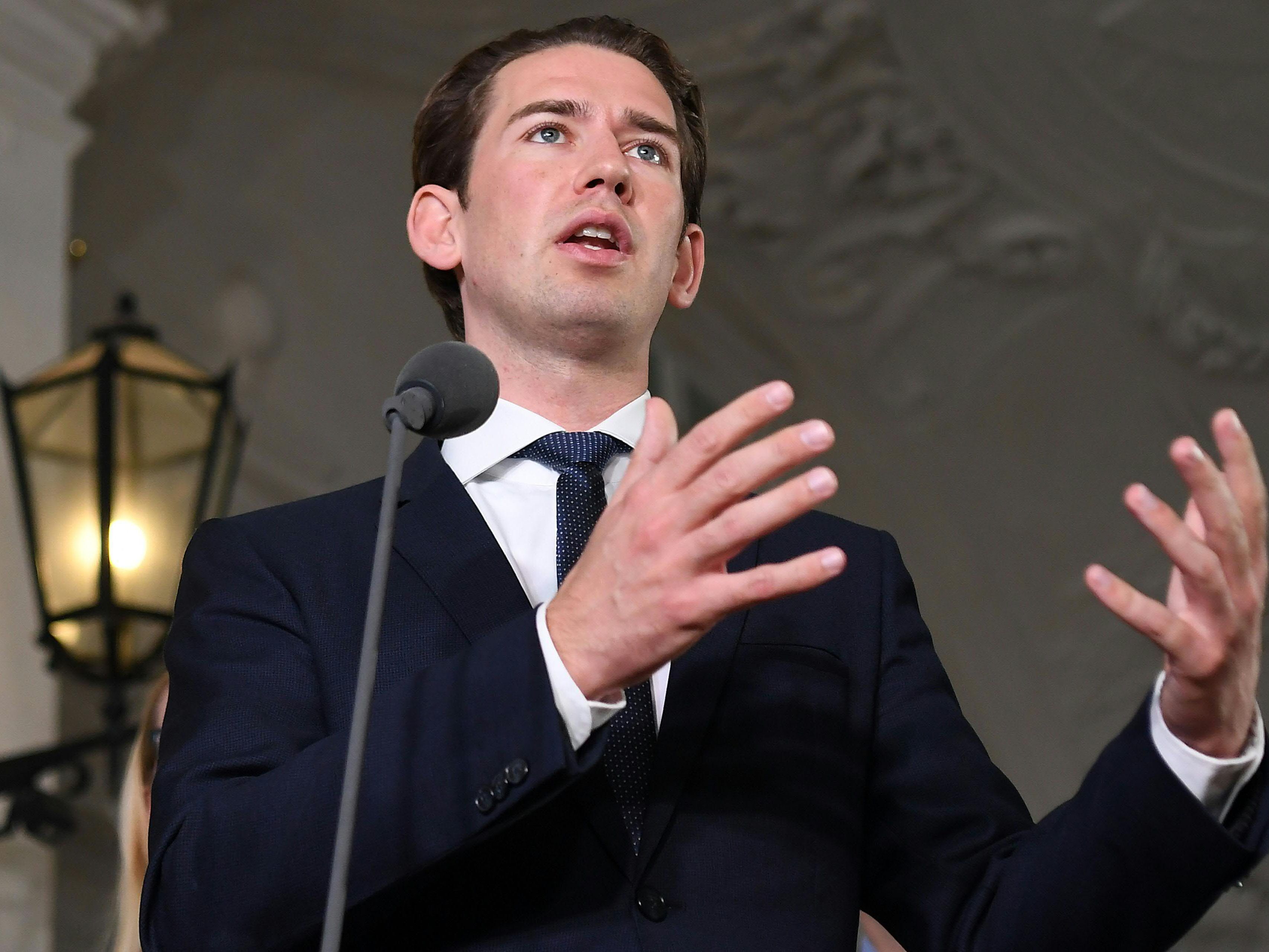 Kurz plant weitere Sondierungen mit den Grünen.