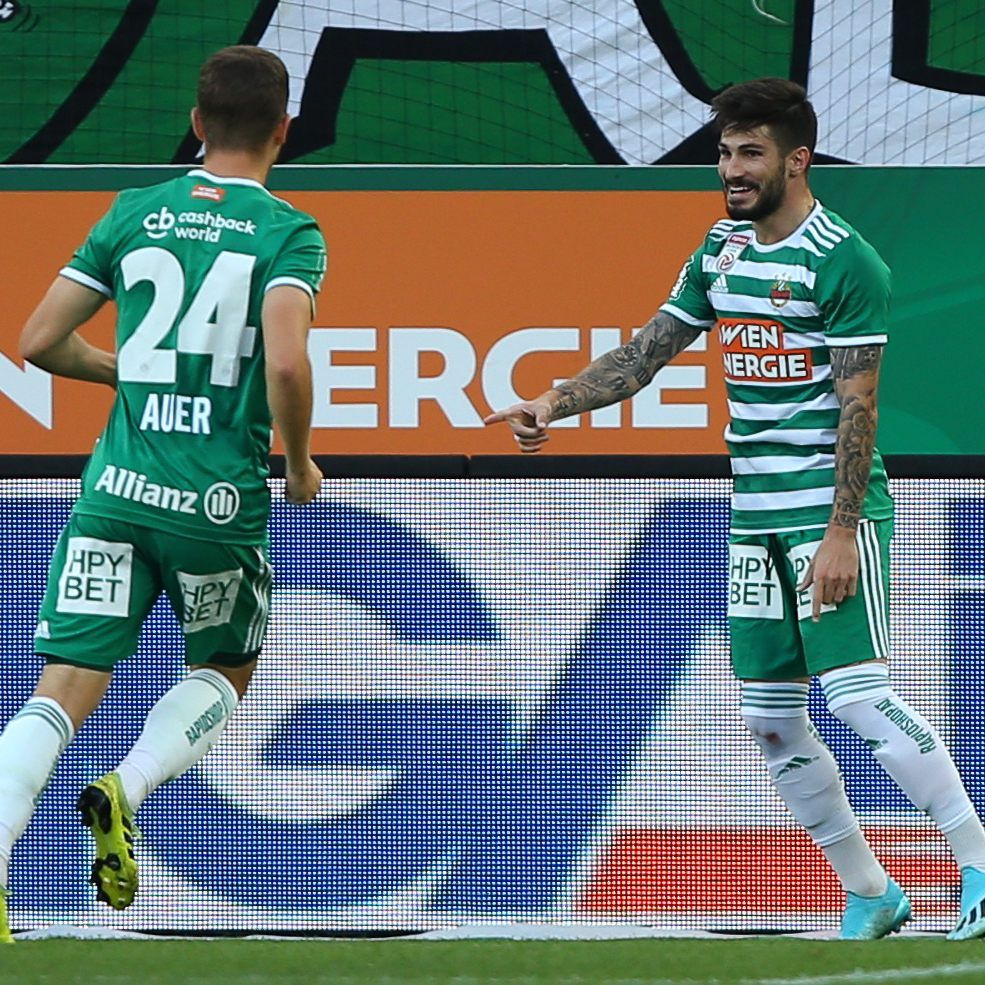 Hier sehen Sie das Match Rapid Wien gegen WAC live.