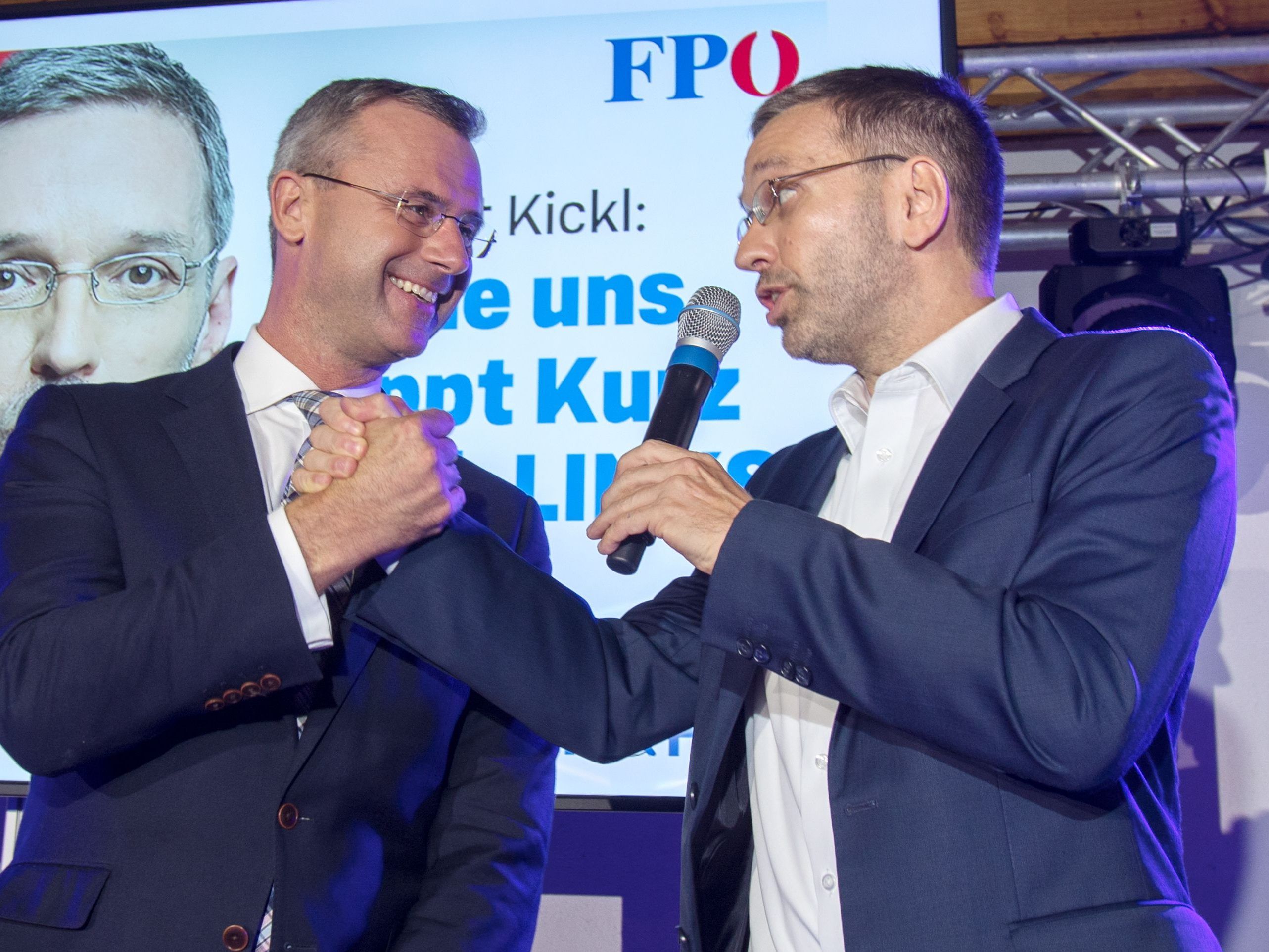 Kickl verdrängte Hofer vom ersten Listenplatz.