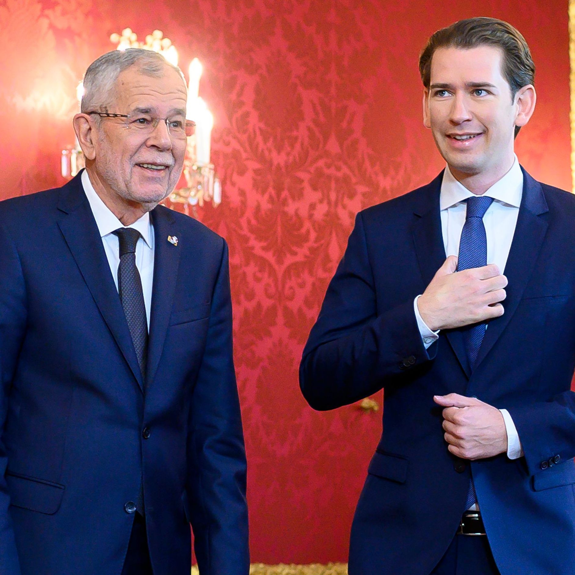 Van der Bellen mit ÖVP-Chef Kurz
