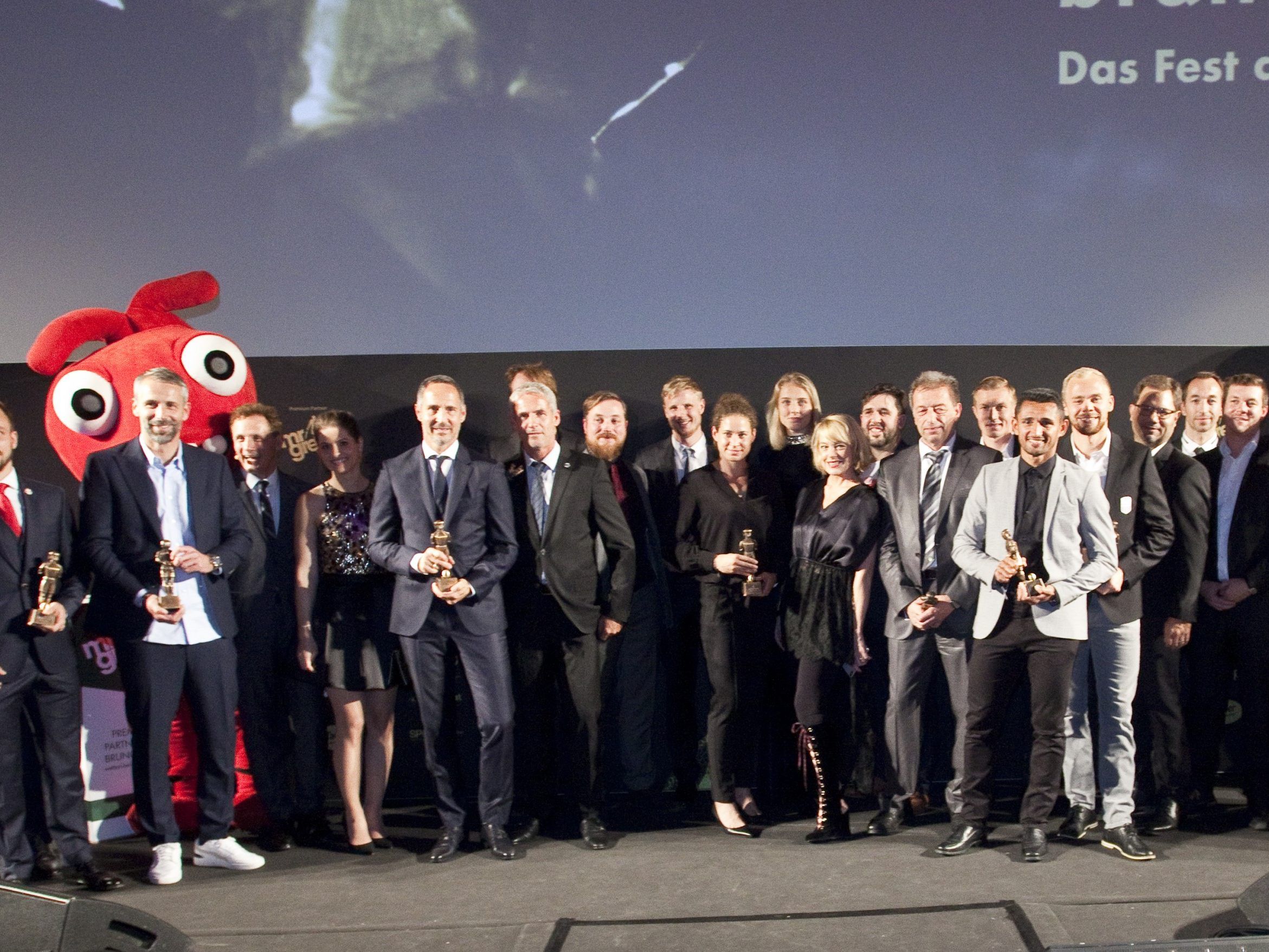 Salzburg und LASK räumten bei der Bruno-Gala ab.