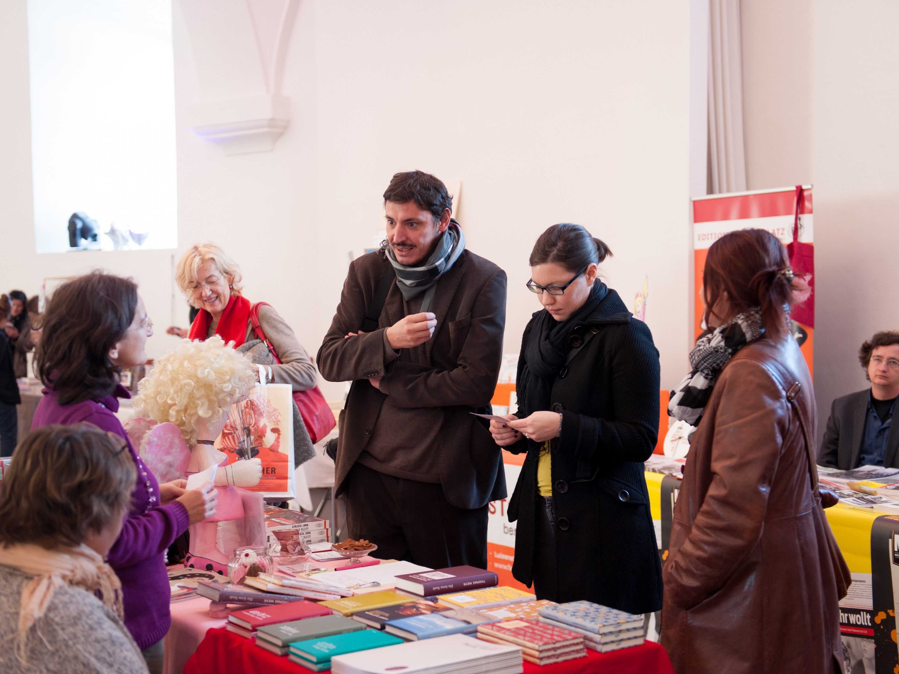 Auserlesenes gibt es auch heuer wieder bei der BuchQuartier Wien zu entdecken Auserlesenes gibt es auch heuer wieder bei der BuchQuartier Wien zu entdecken
