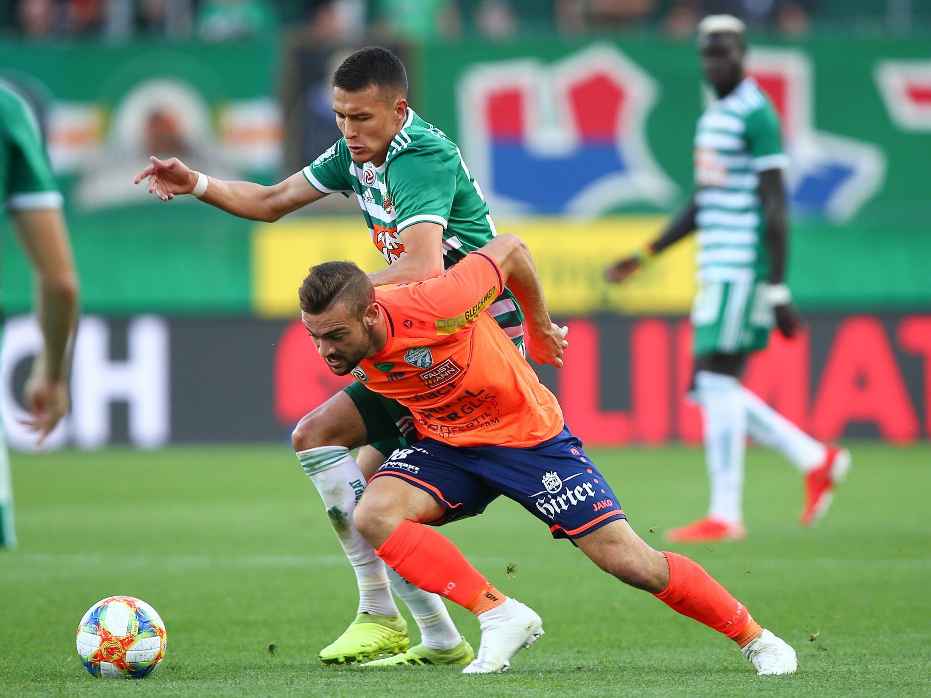 Es gibt Entwarnung für den Rapid-Speieler Dejan Ljubicic.