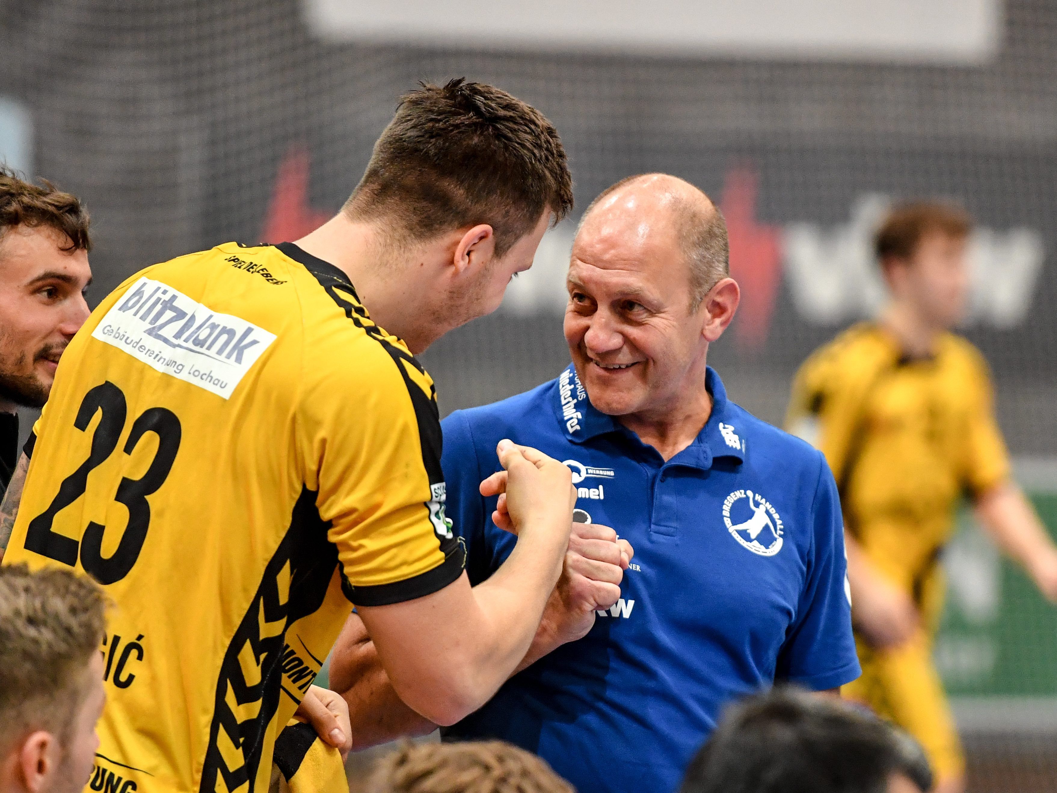 Markus Burger feierte mit seinem Team heute einen wichtigen Sieg in Linz.