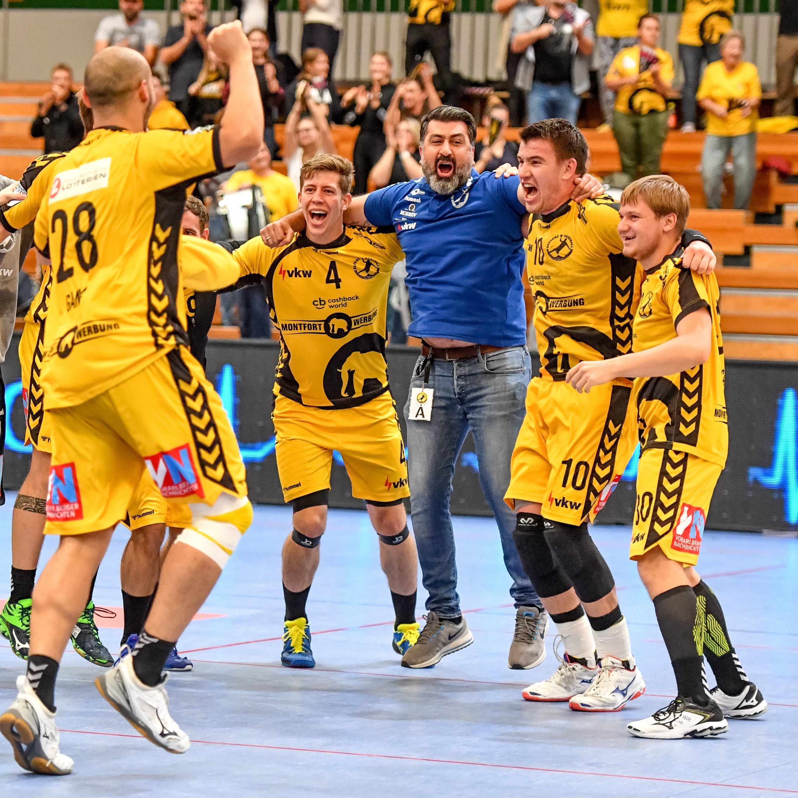 Die Bregenzer durften zum 2. Mal in dieser Saison jubeln.