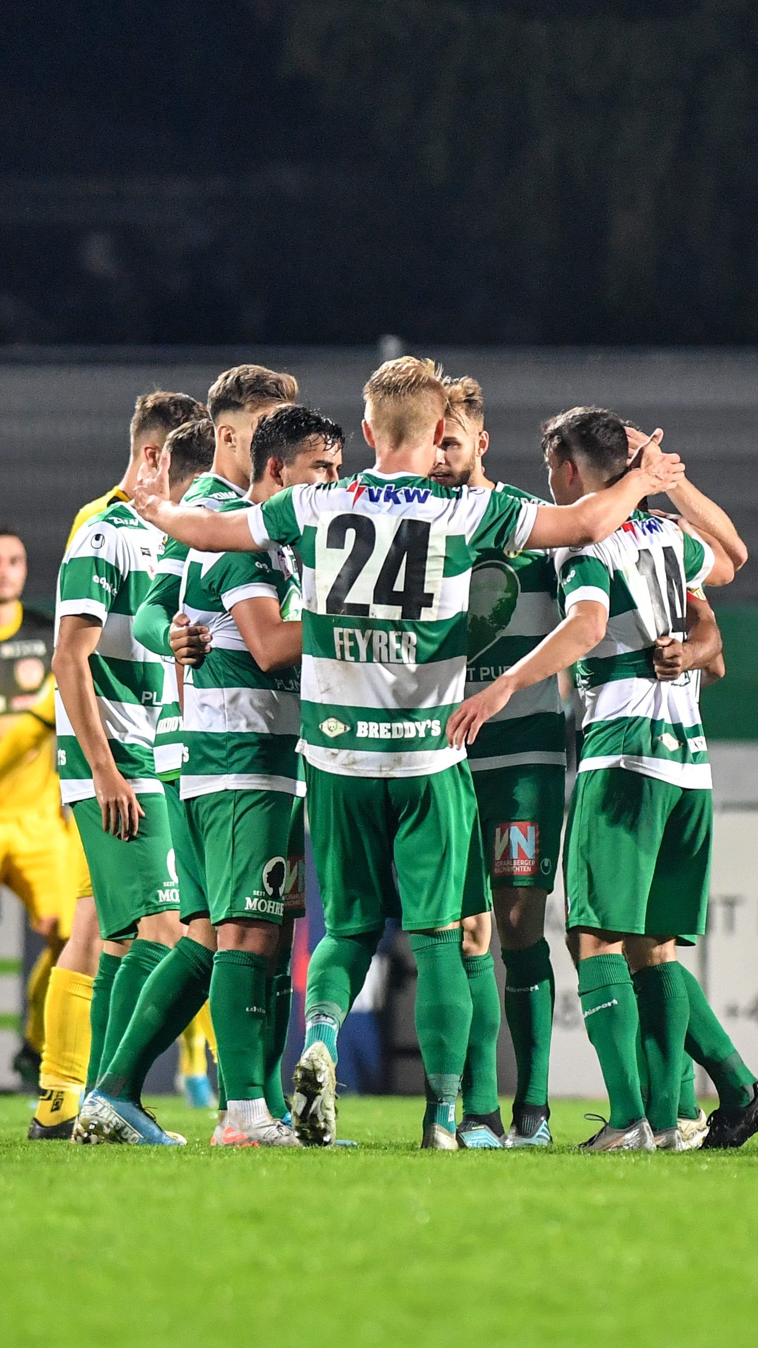 Während die Lustenauer jubelten, war die Enttäuschung bei Kapfenberg natürlich groß.