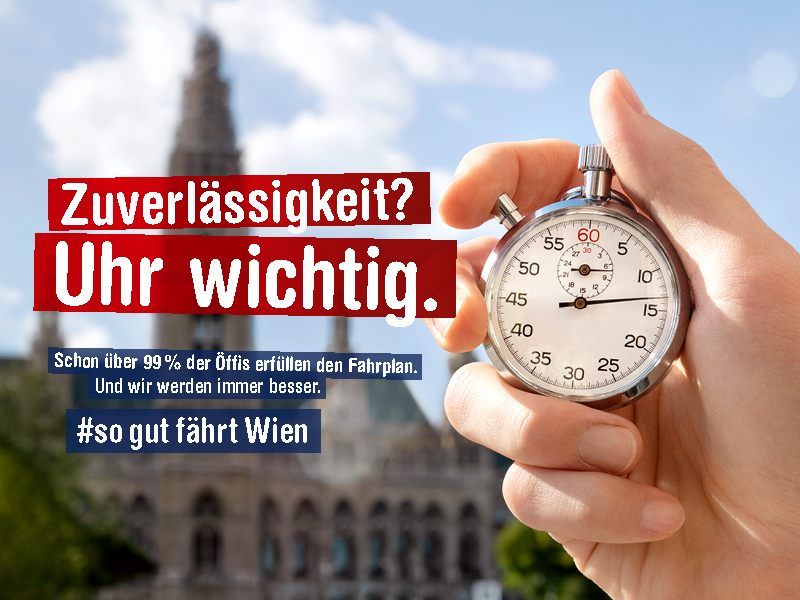 Die Wiener Linien heben in der neuen Kampagne ihre Leistungen hervor.