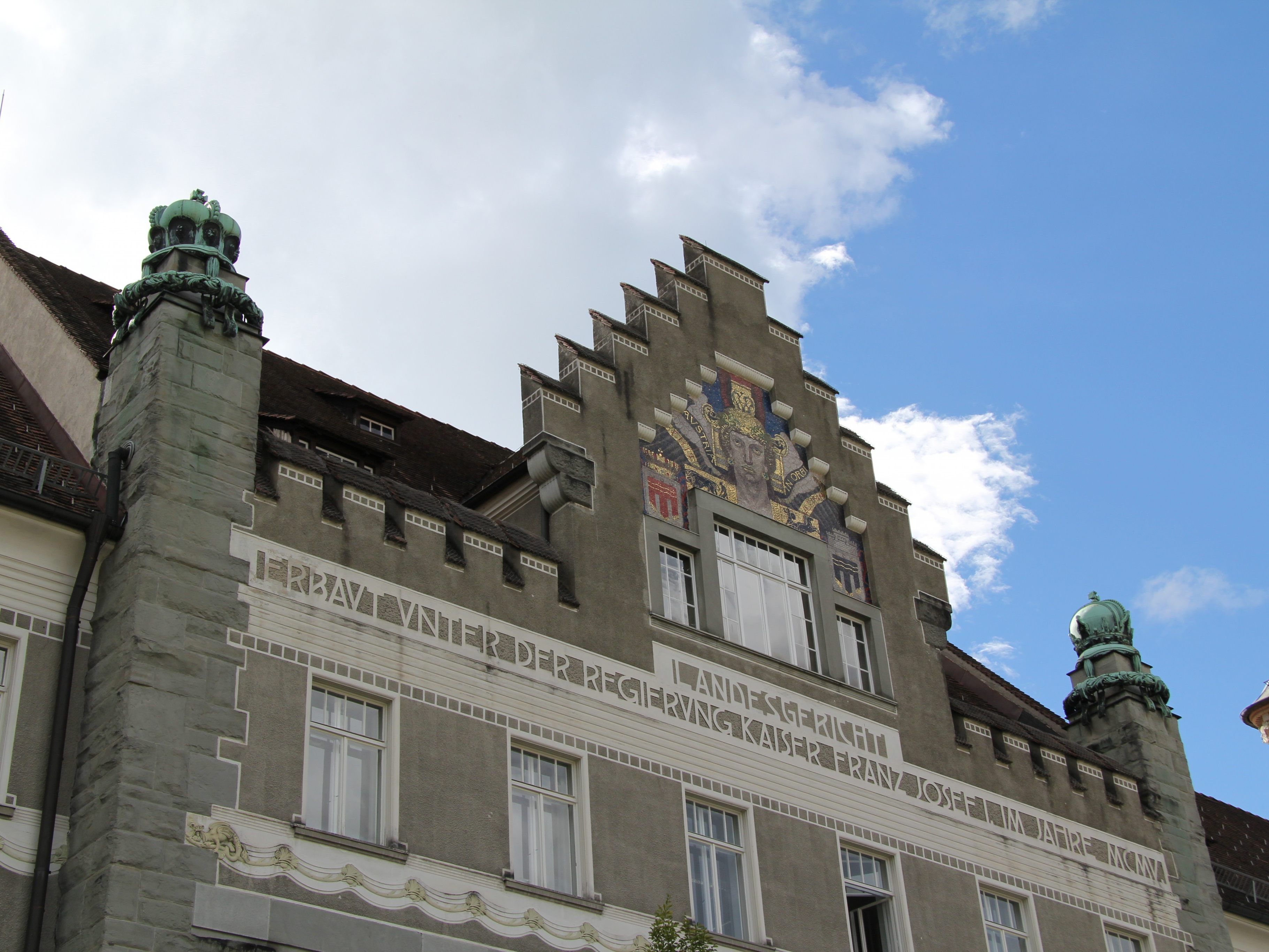 Das Landesgericht Feldkirch.