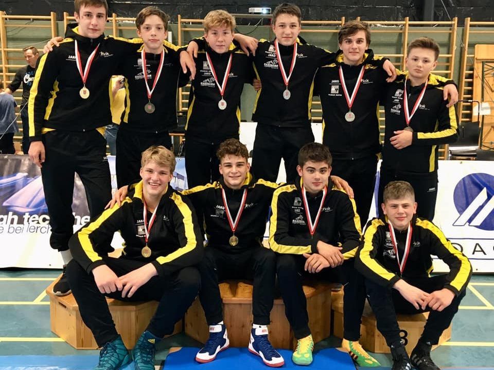 Erfolgreiche Kadettenmannschaft des KSK Klaus Erfolgreiche Kadettenmannschaft des KSK Klaus