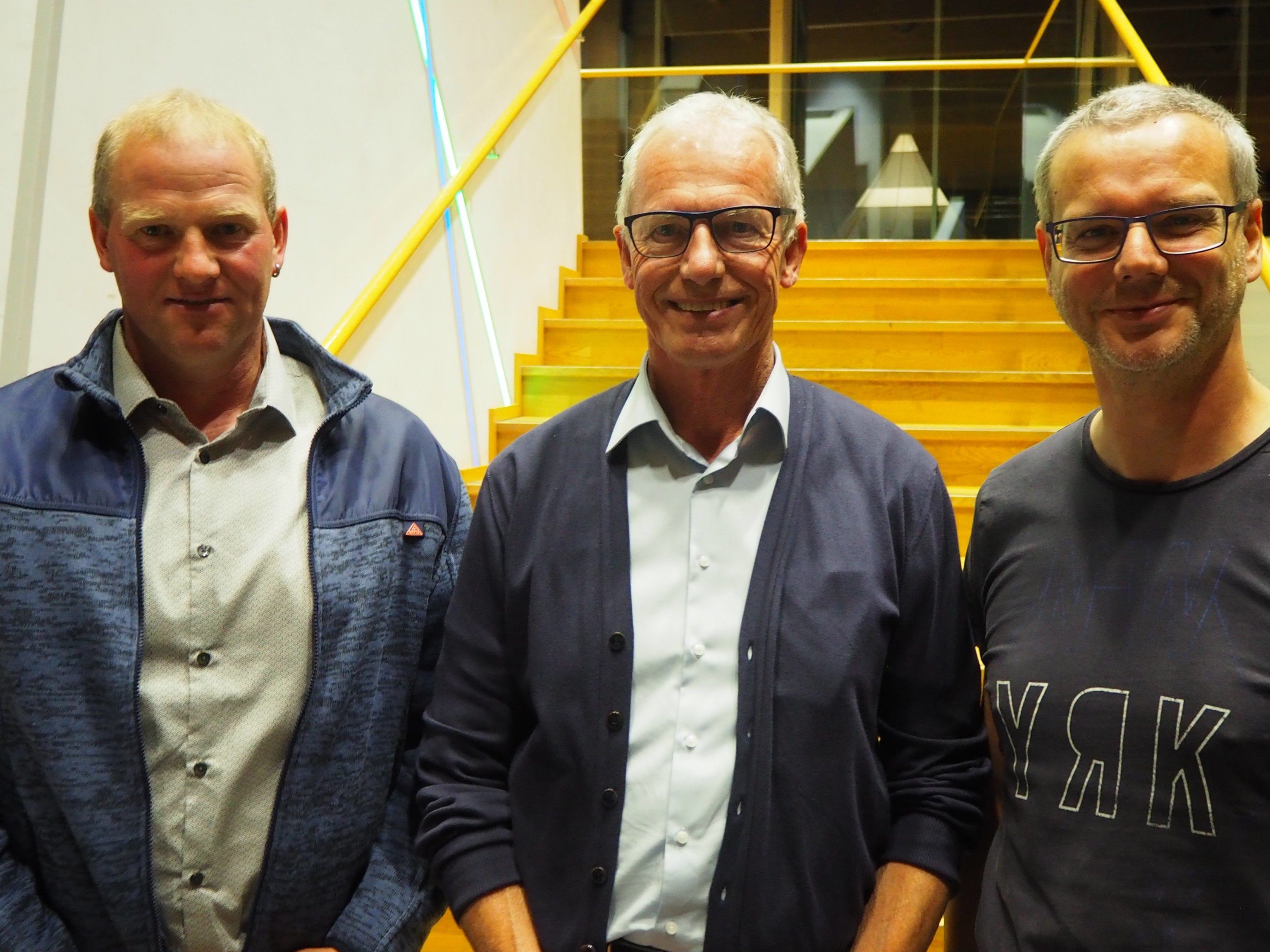 Herbert Sohm, Gottfried Brändle, Kuno Sandholzer