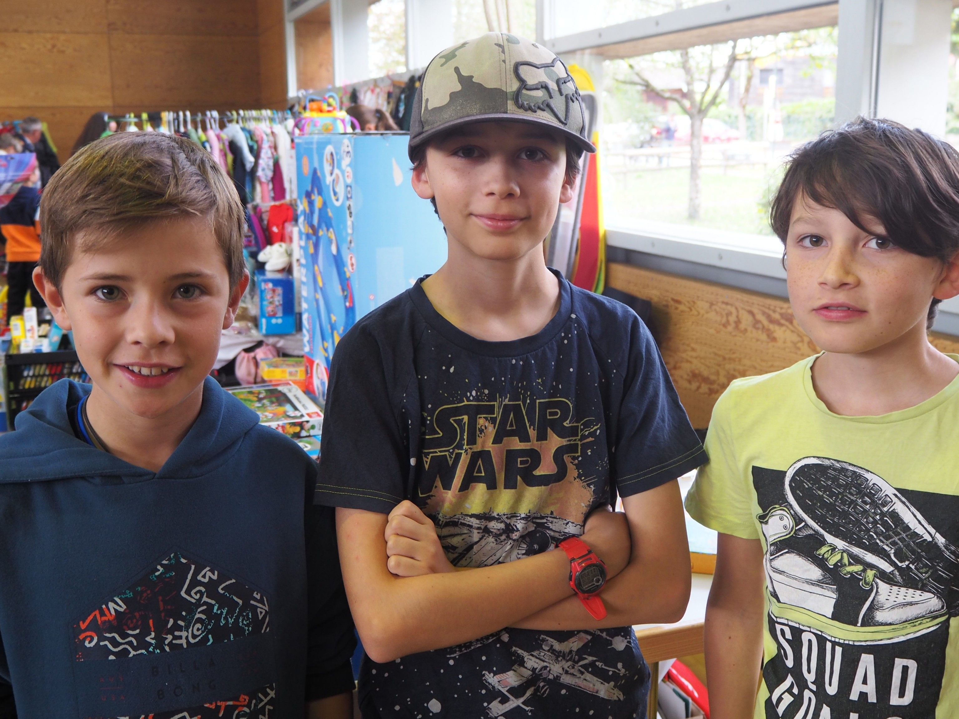 Peter, Konrad und Albert hatten einen eigenen Stand Peter, Konrad und Albert hatten einen eigenen Stand