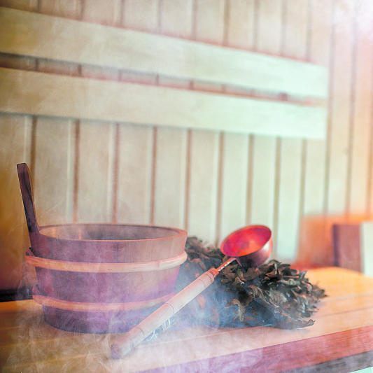 Regelmäßiges Saunieren fördert die Gesundheit.