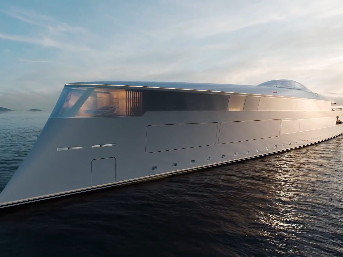 Erste Superyacht mit Wasserstoffantrieb.