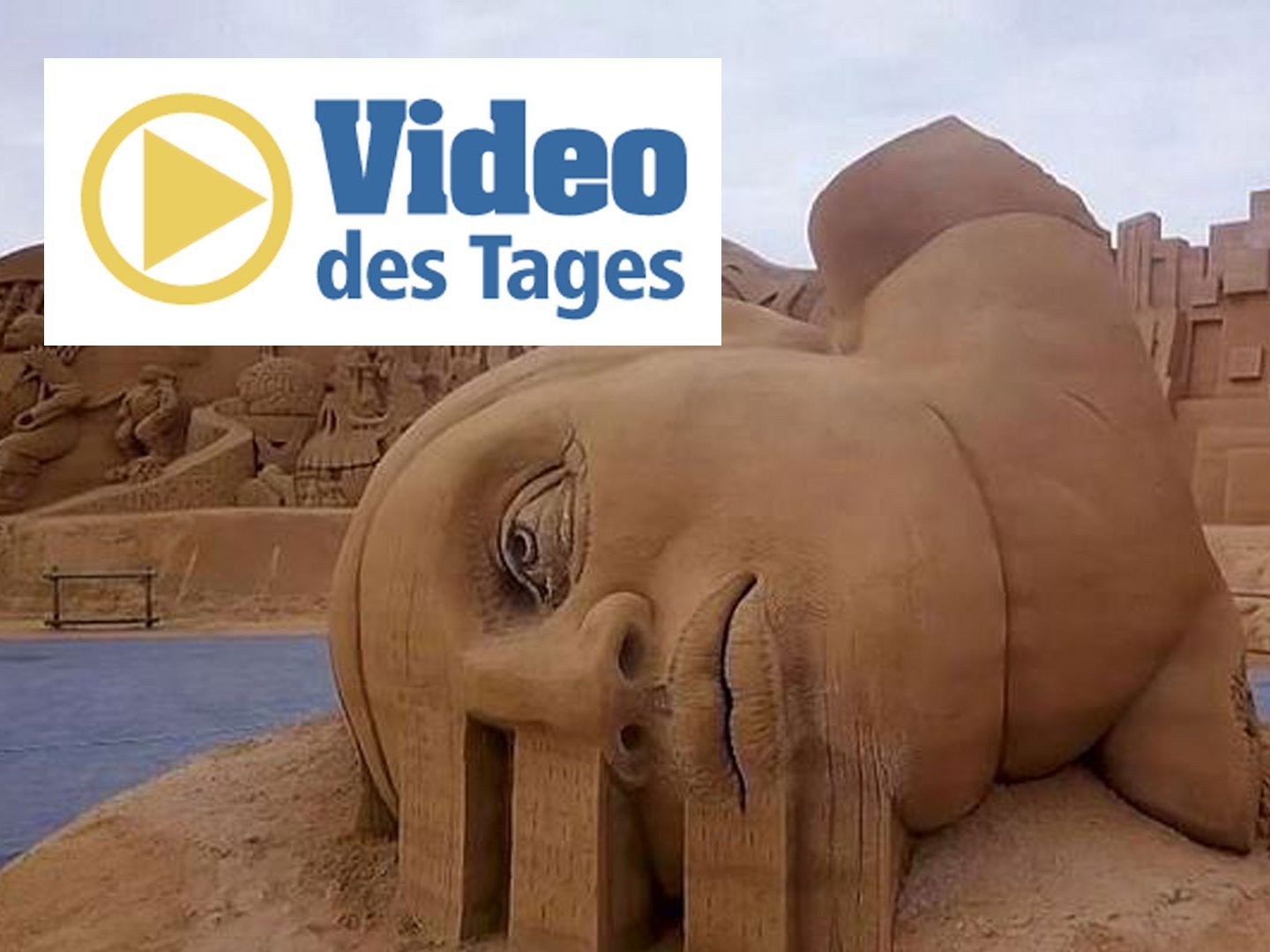 Beeindruckende Skulpturen aus Sand