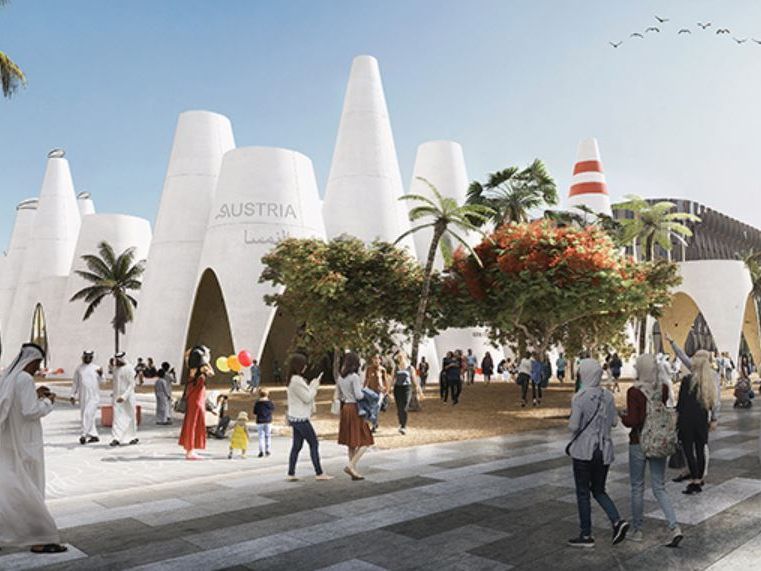 Expo 2020-Pavillion in Dubai.