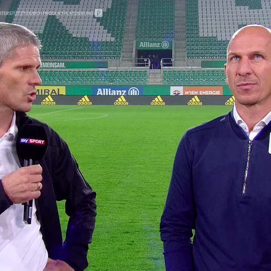 Hitziges Wortgefecht zwischen Kühbauer und Struber im Sky-Interview.