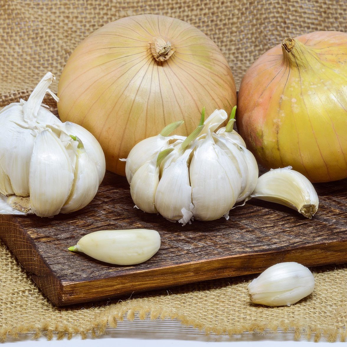 Durch den regelmäßigen Verzehr von Knoblauch und Zwiebel wird das Brustkrebsrisiko gesenkt.