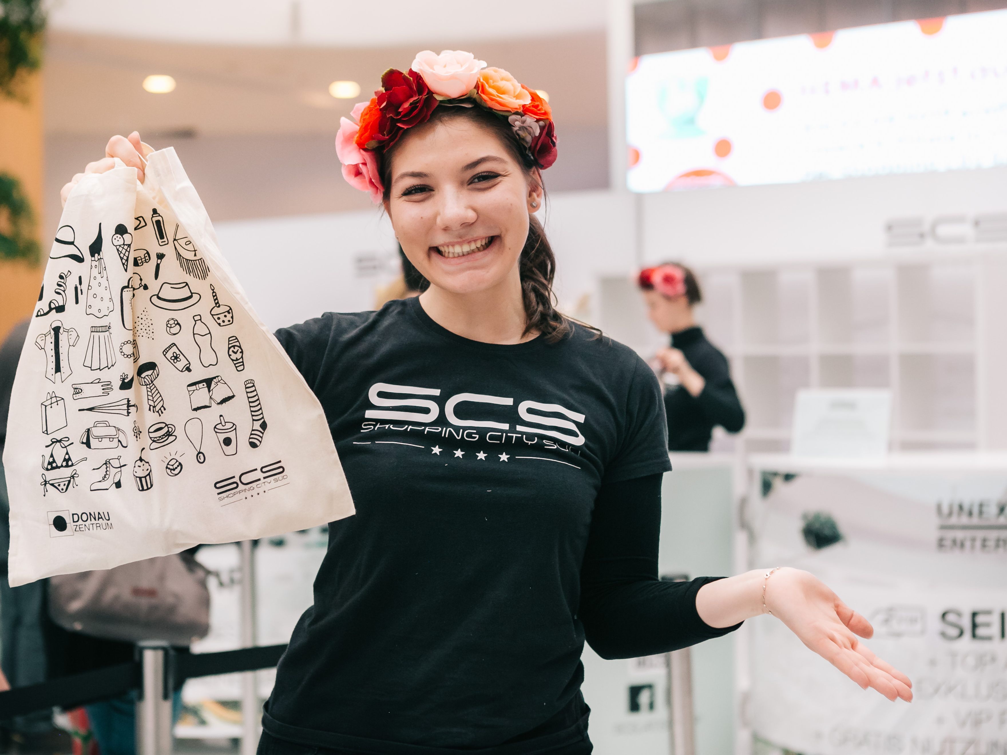 Goodie Bags und vieles mehr warten auf Einkaufslustige in Donau Zentrum und SCS