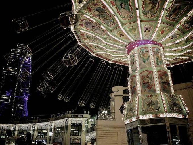 Besonders stimmungsvoll ist der Wiener Prater zur Weihnachtszeit