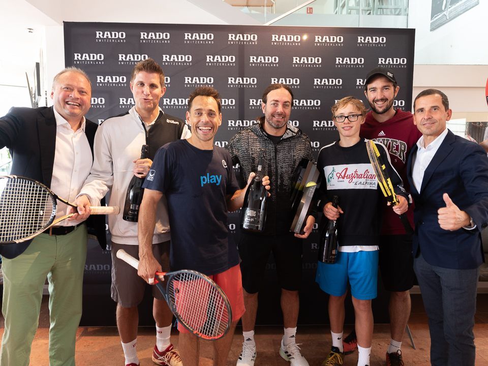 Beim Rado ProAm Tennisturnier der Erste Bank Open.