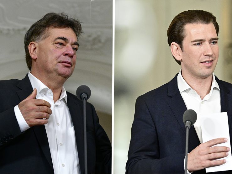 Kogler und Kurz nannten fünf Herausforderungen.