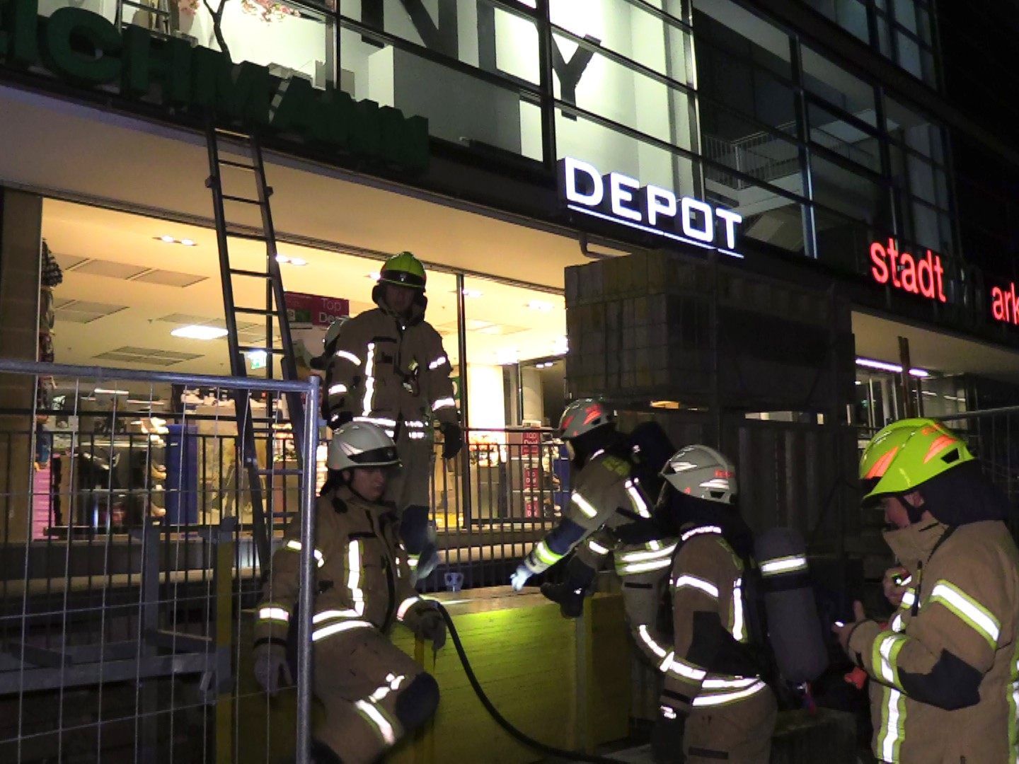 Am Mittwochabend kam es beim Stadtmarkt in Dornbirn zu einem Glimmbrand.