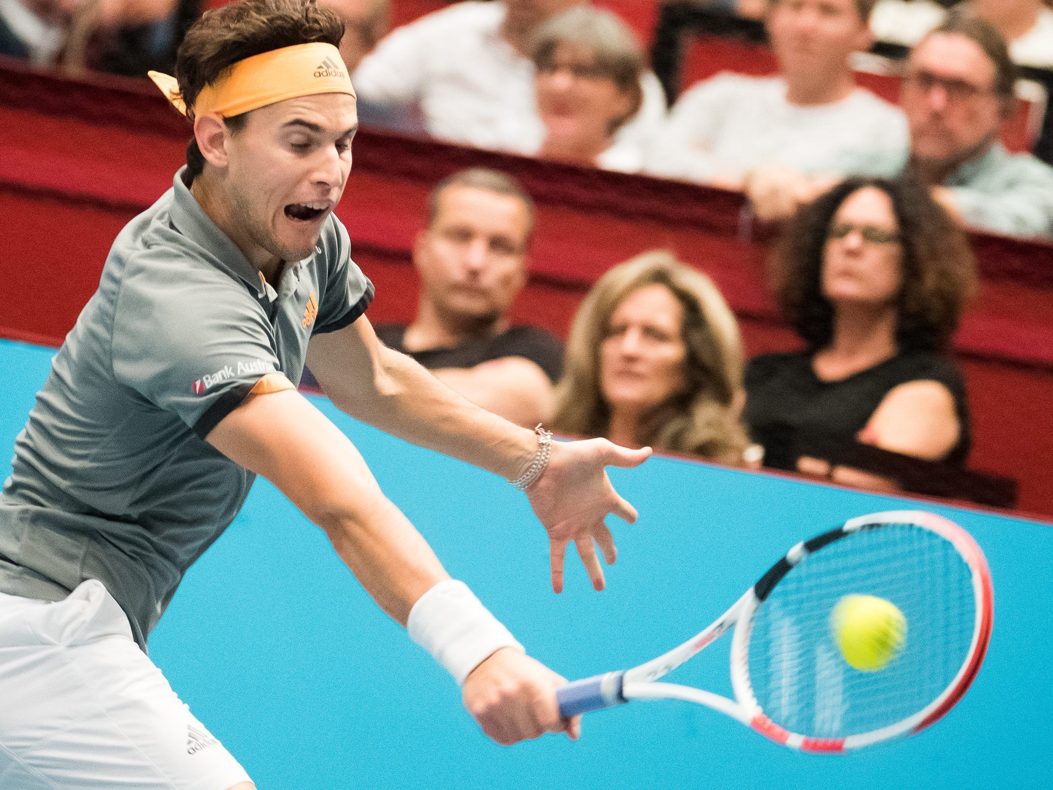 Dominic Thiem steht erstmals im Finale der Erste Bank Open. Dominic Thiem steht erstmals im Finale der Erste Bank Open.