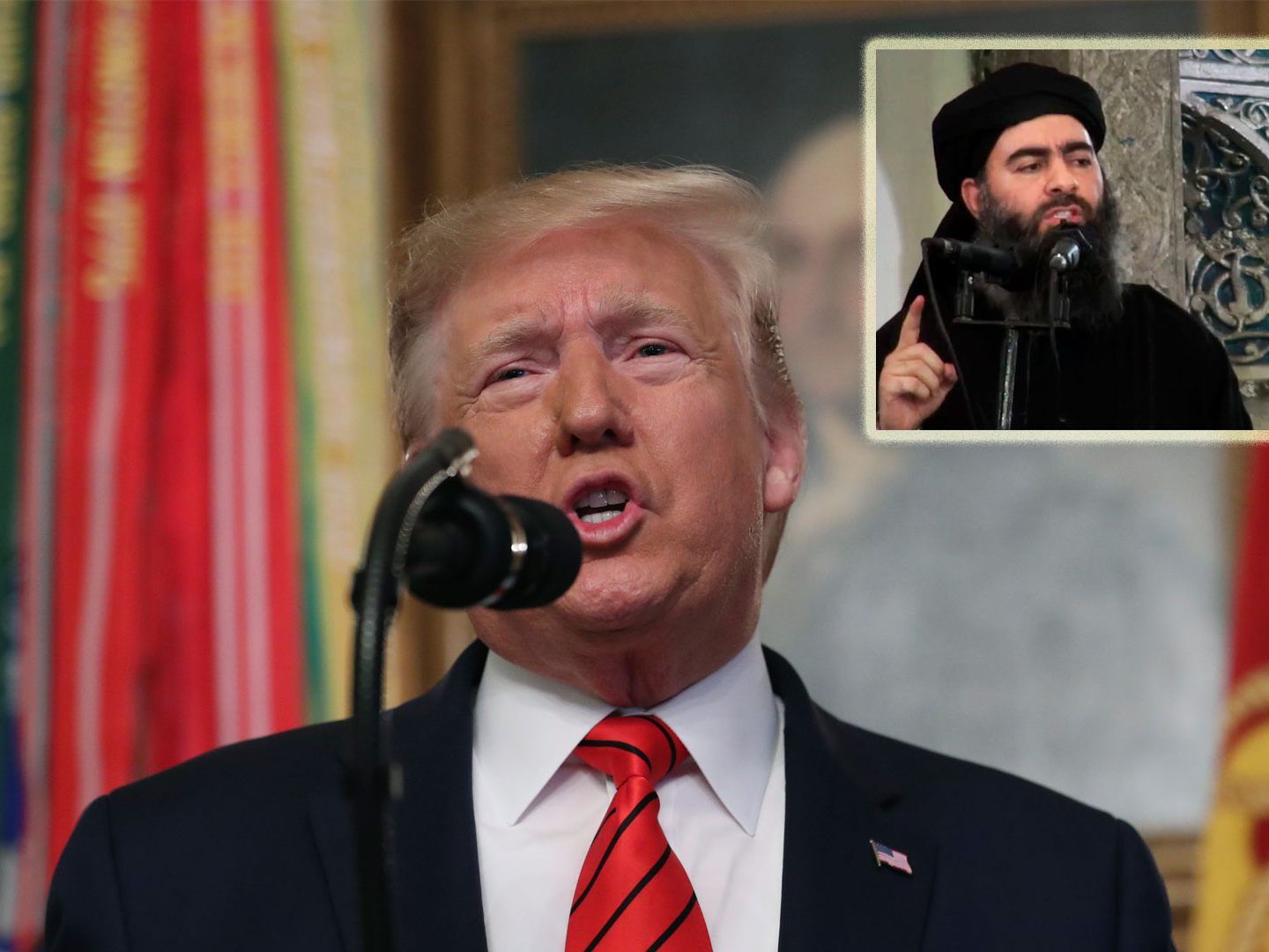 Trump: IS-Anführer al-Baghdadi bei US-Militäreinsatz getötet Trump: IS-Anführer al-Baghdadi bei US-Militäreinsatz getötet