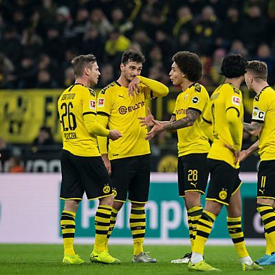 Enttäuschte Gesichter bei Dortmund