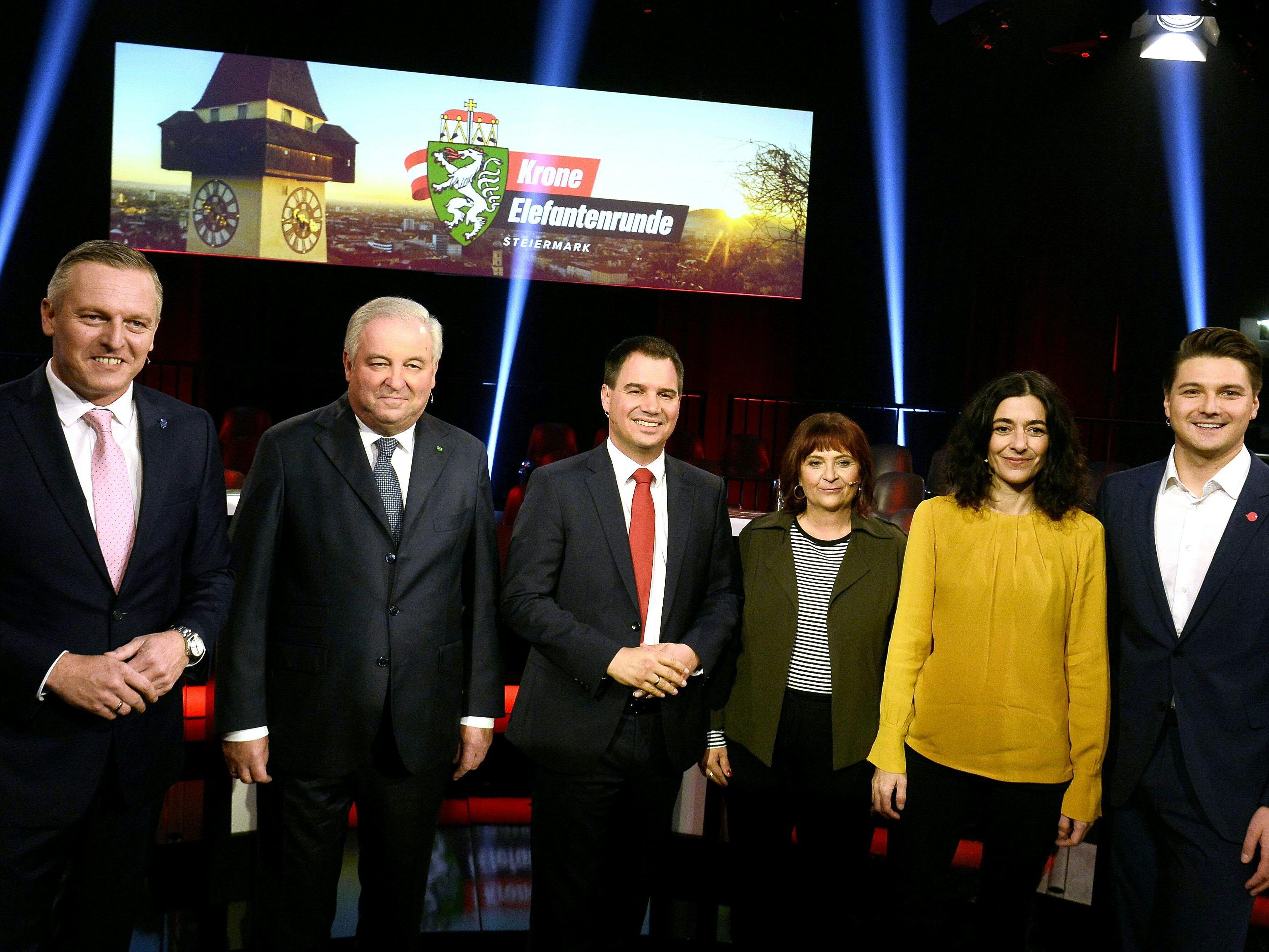 Das war die letzte Elefantenrunde vor der Landtagswahl in der Steiermark.
