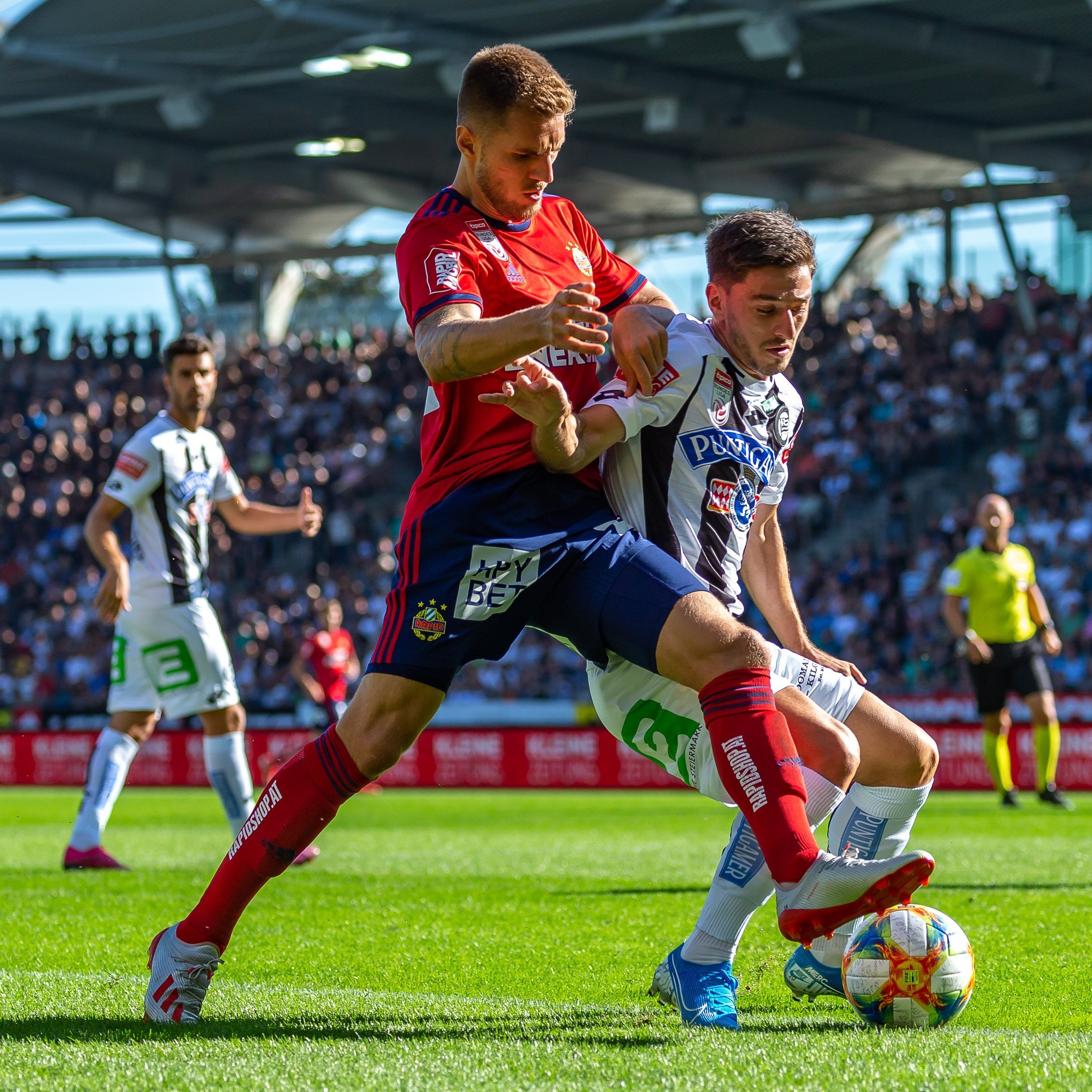 LIVE-Ticker zum Spiel Rapid Wien gegen Sturm Graz ab 17.00 Uhr.