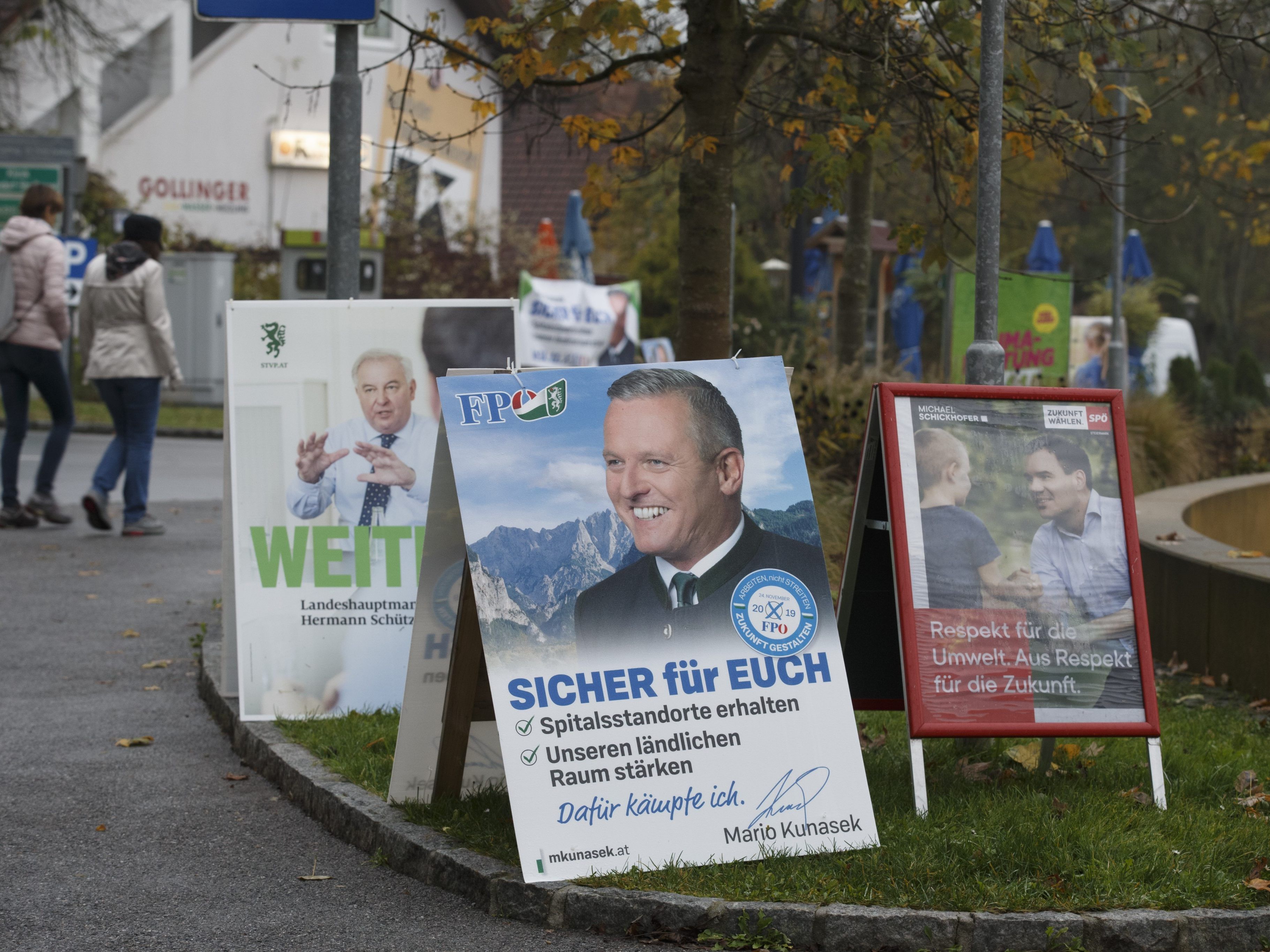 Unaufgeregter Wahlkampf in der Steiermark.