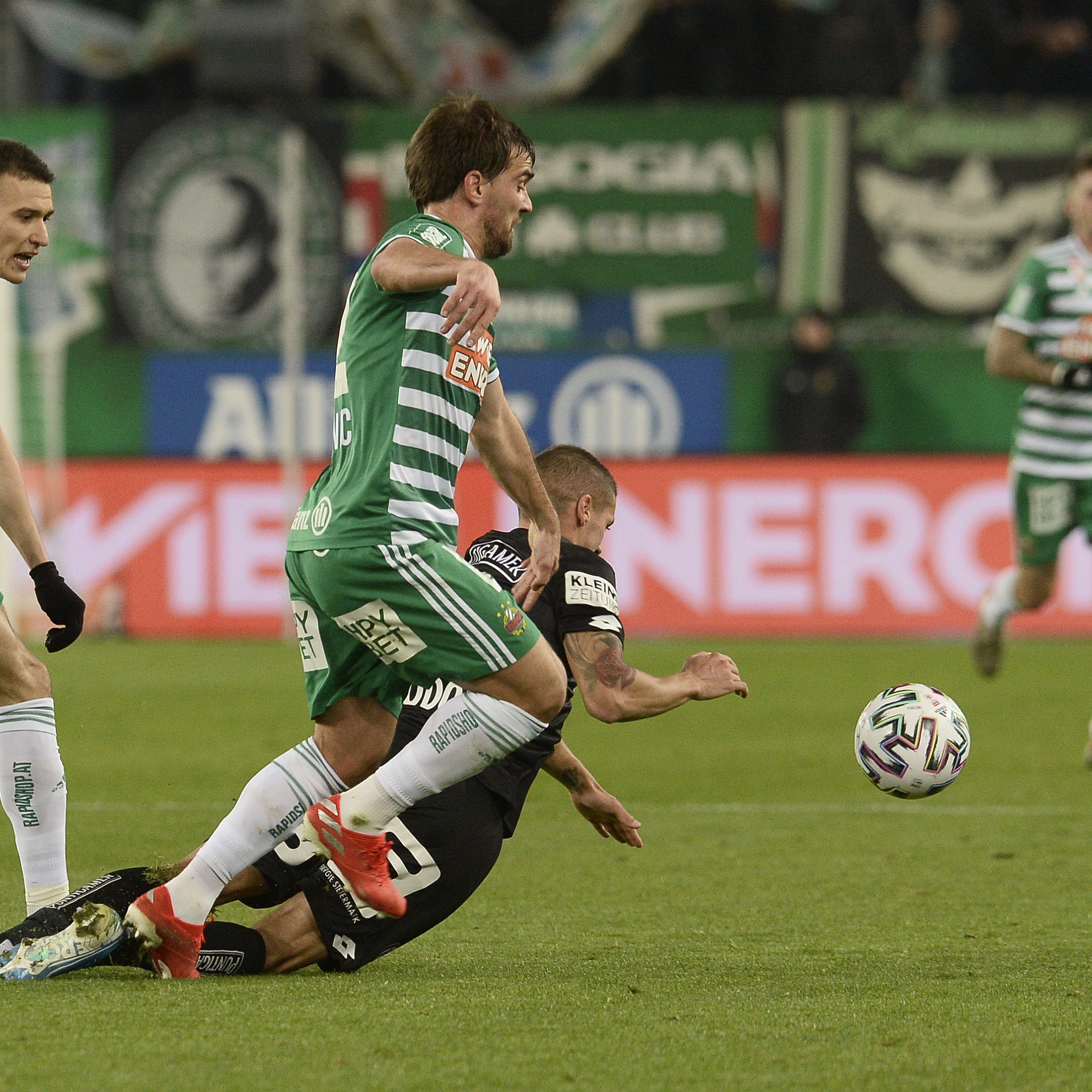 Rapid Wien und Sturm Graz trennten sich mit 1:1.