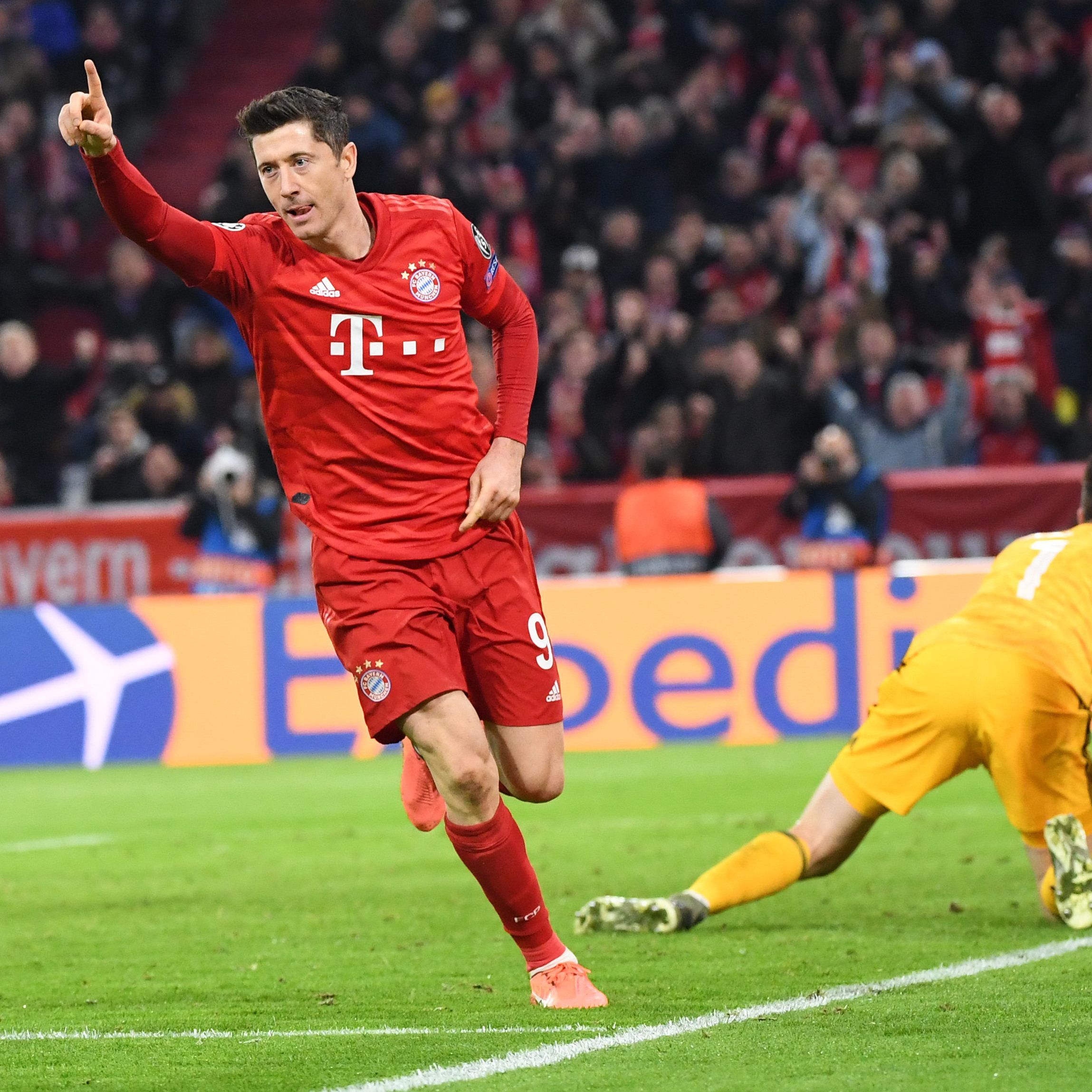 Lewandowski erlöste die Bayern auch heute mit dem 1:0.