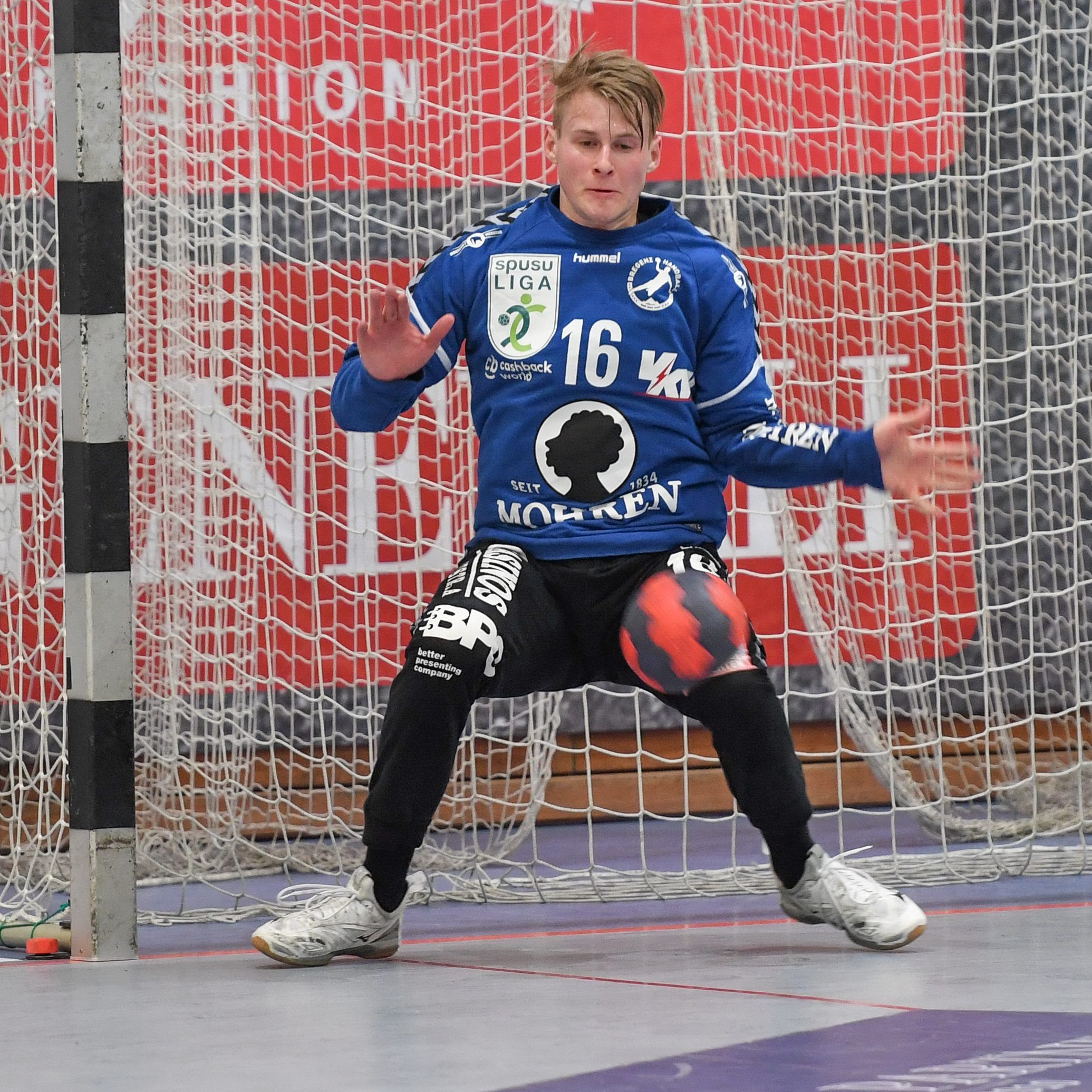 Bregenz Torhüter zeigte auch heute eine starke Leistung.