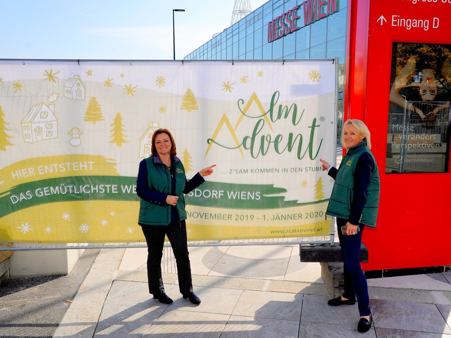 Von 15. November bis 1. Jänner 2020 hat der Alm Advent täglich geöffnet.