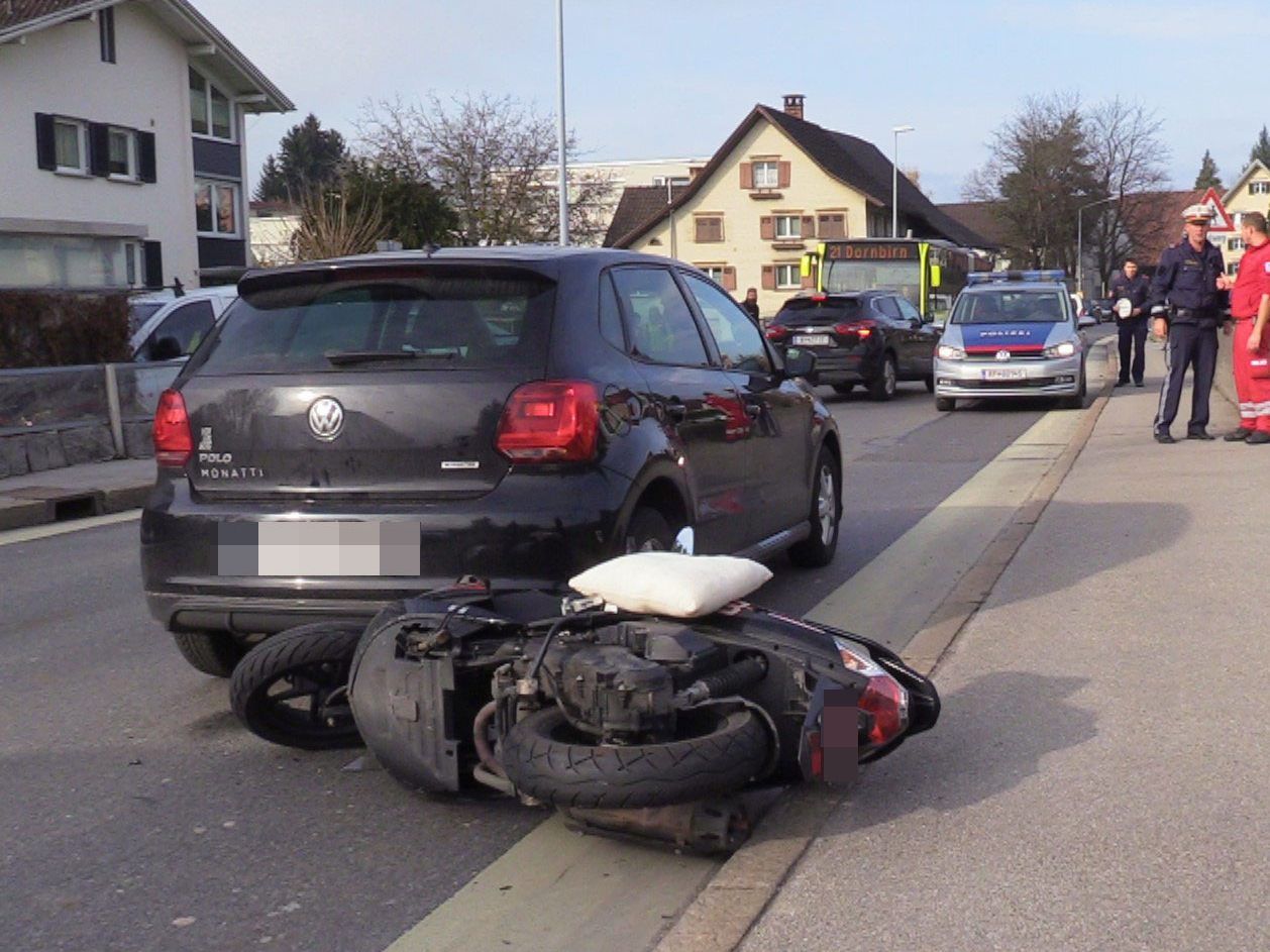 Polizei und Rettung waren schnell vor Ort, um zu helfen