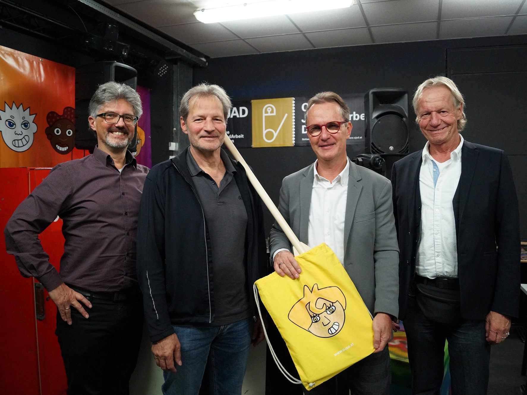 Elmar Luger, Jugendkoordinator, Kurt Nachbaur, OJAD, Guntram Mäser, Martin Hagen, OJAD