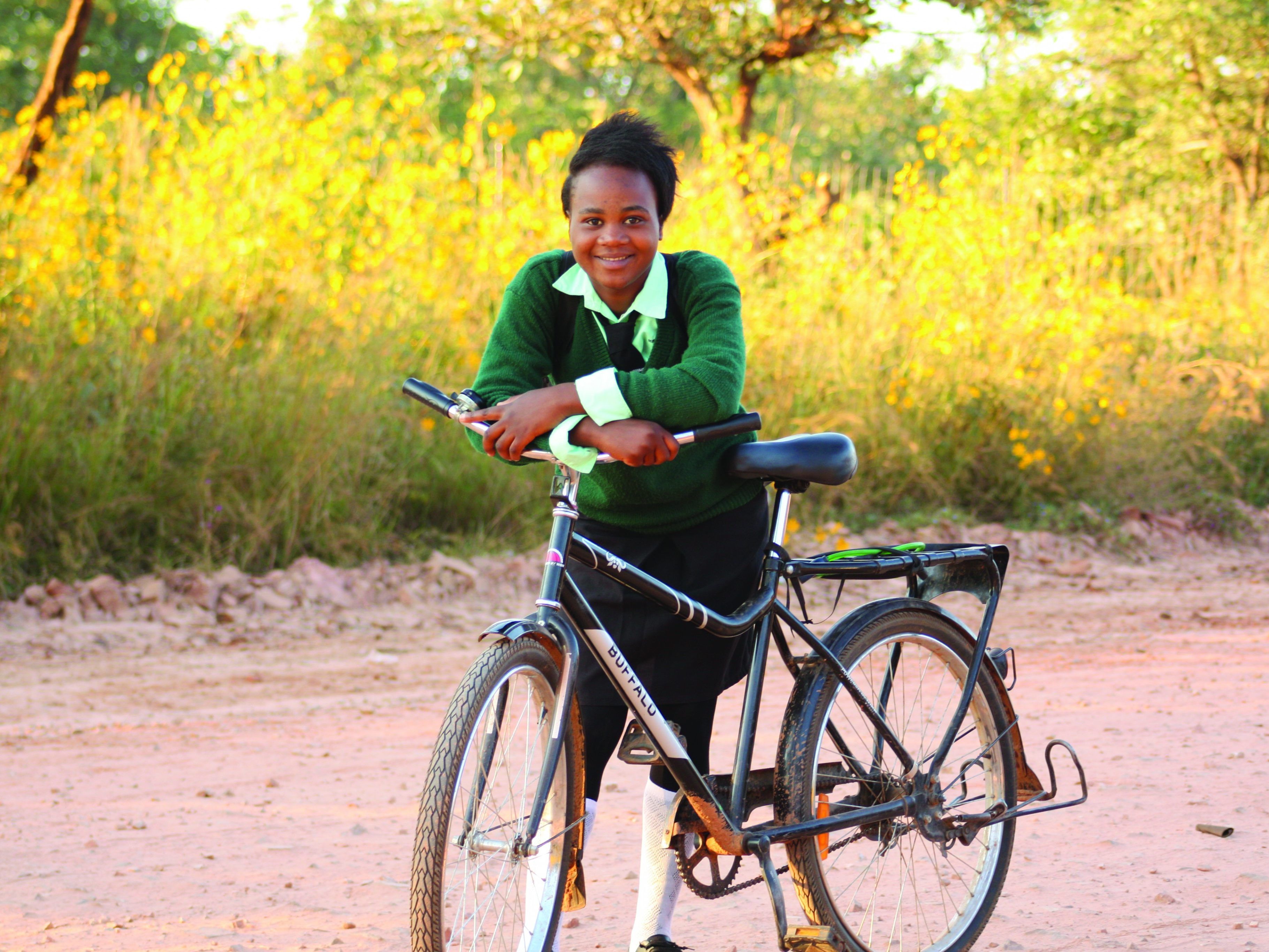Die Räder des World Bicycle Relief sind robust und langlebig. Die Räder des World Bicycle Relief sind robust und langlebig.