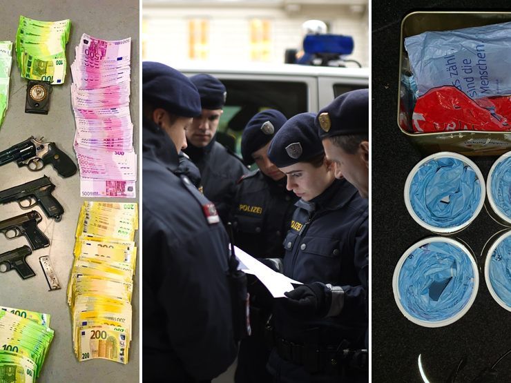 250.000 Euro waren in Konserven versteckt. 250.000 Euro waren in Konserven versteckt.
