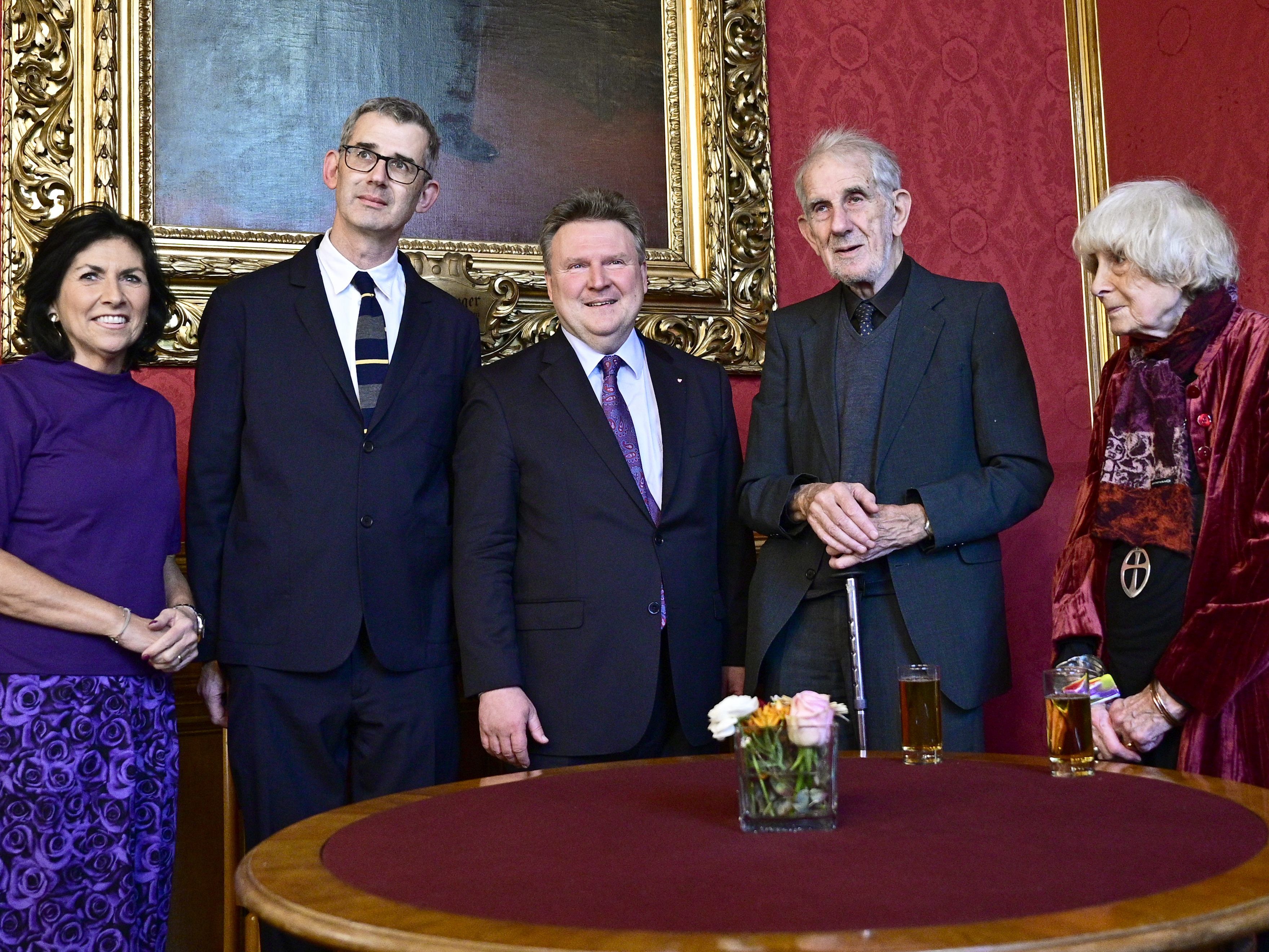 Der Empfang fand im Wiener Rathaus statt.