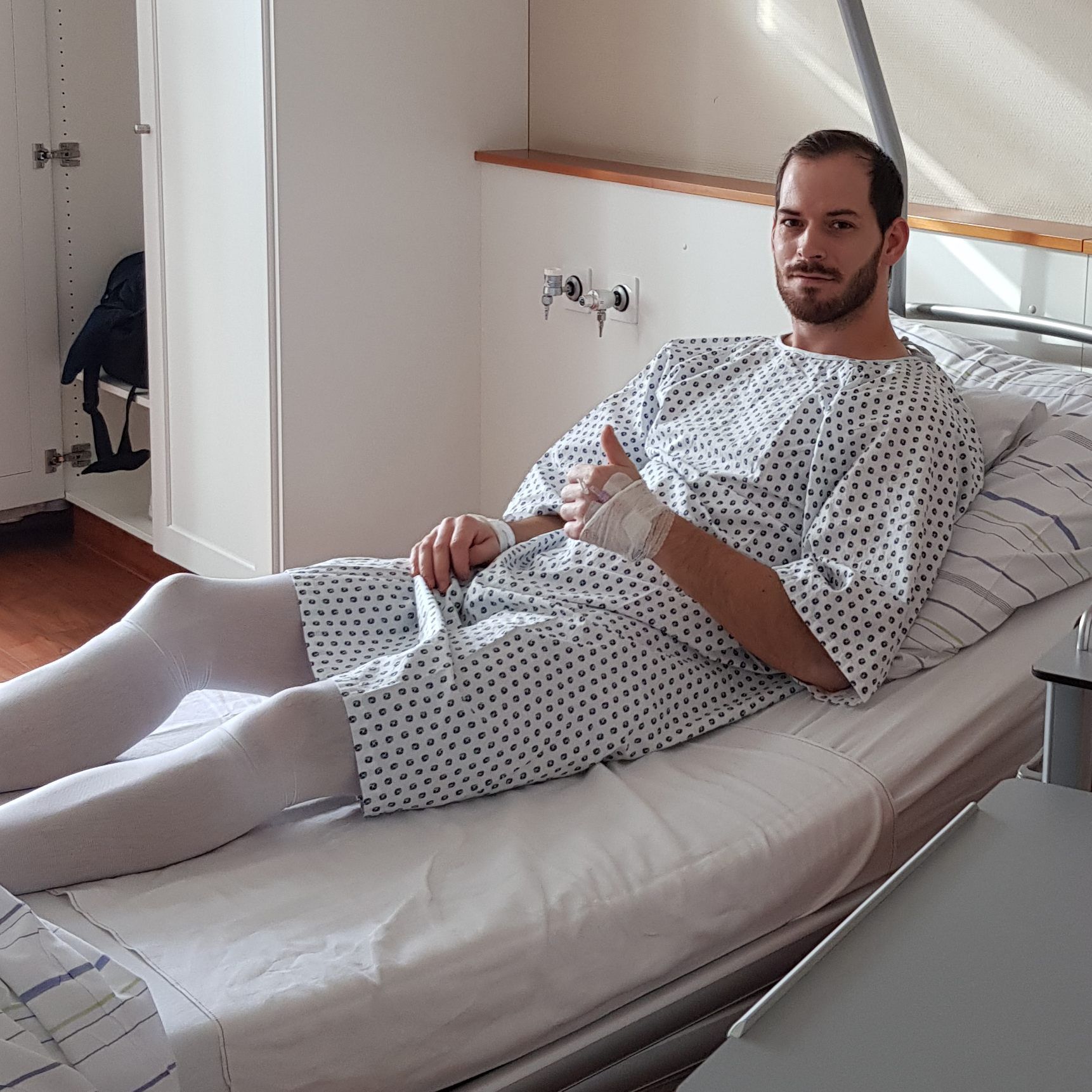 Lebensretter Patrick nach der Knochenmarkspende