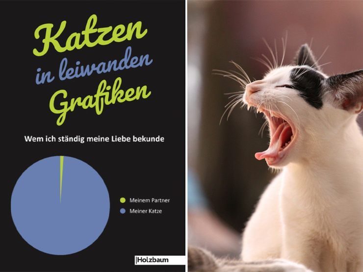 "Katzen in leiwanden Grafiken" bringt garantiert zum Lachen. "Katzen in leiwanden Grafiken" bringt garantiert zum Lachen.