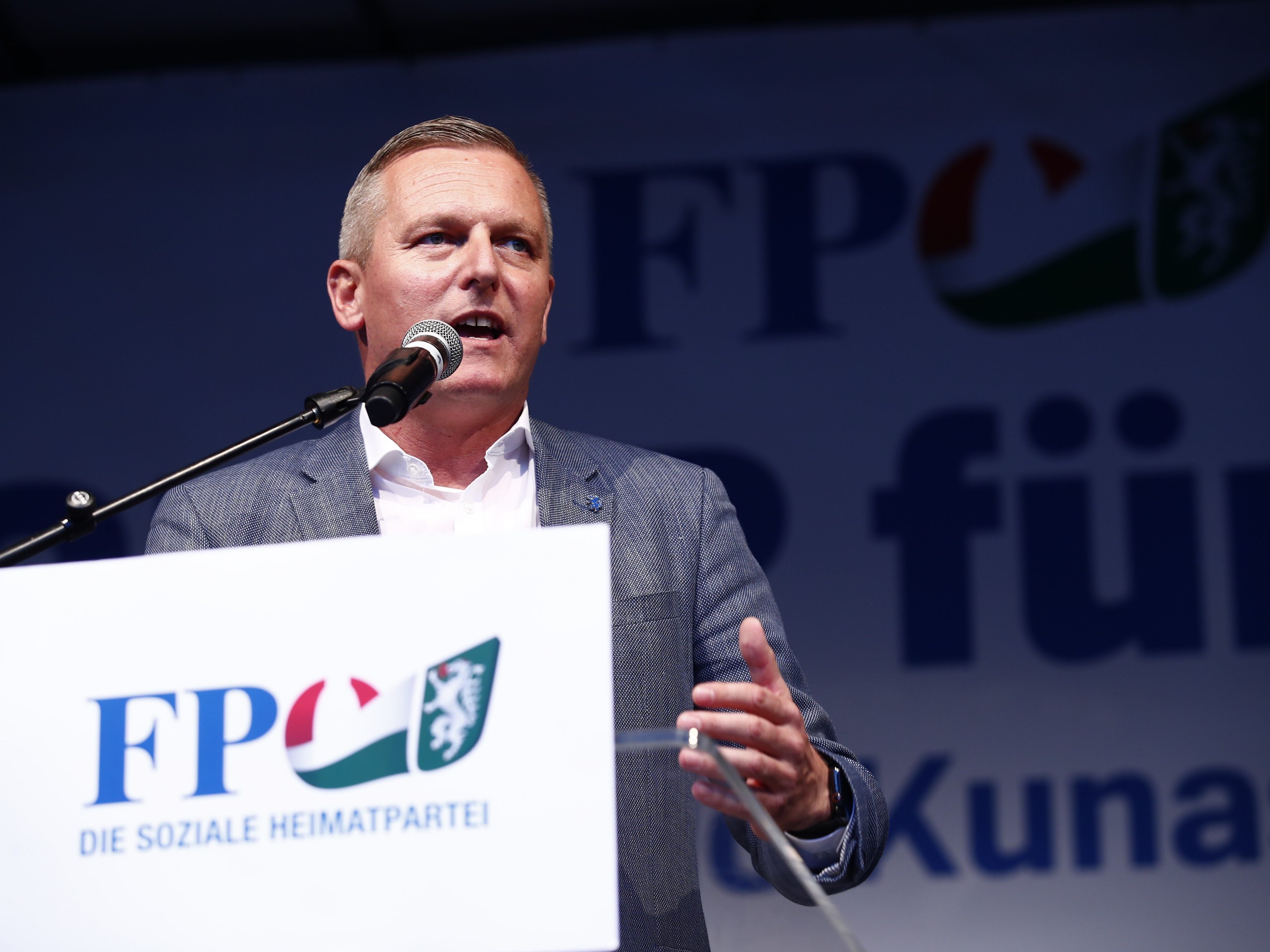 Mario Kunasek geht bei der Landtagswahl in der Steiermark als Spitzenkandidat für die FPÖ ins Rennen.